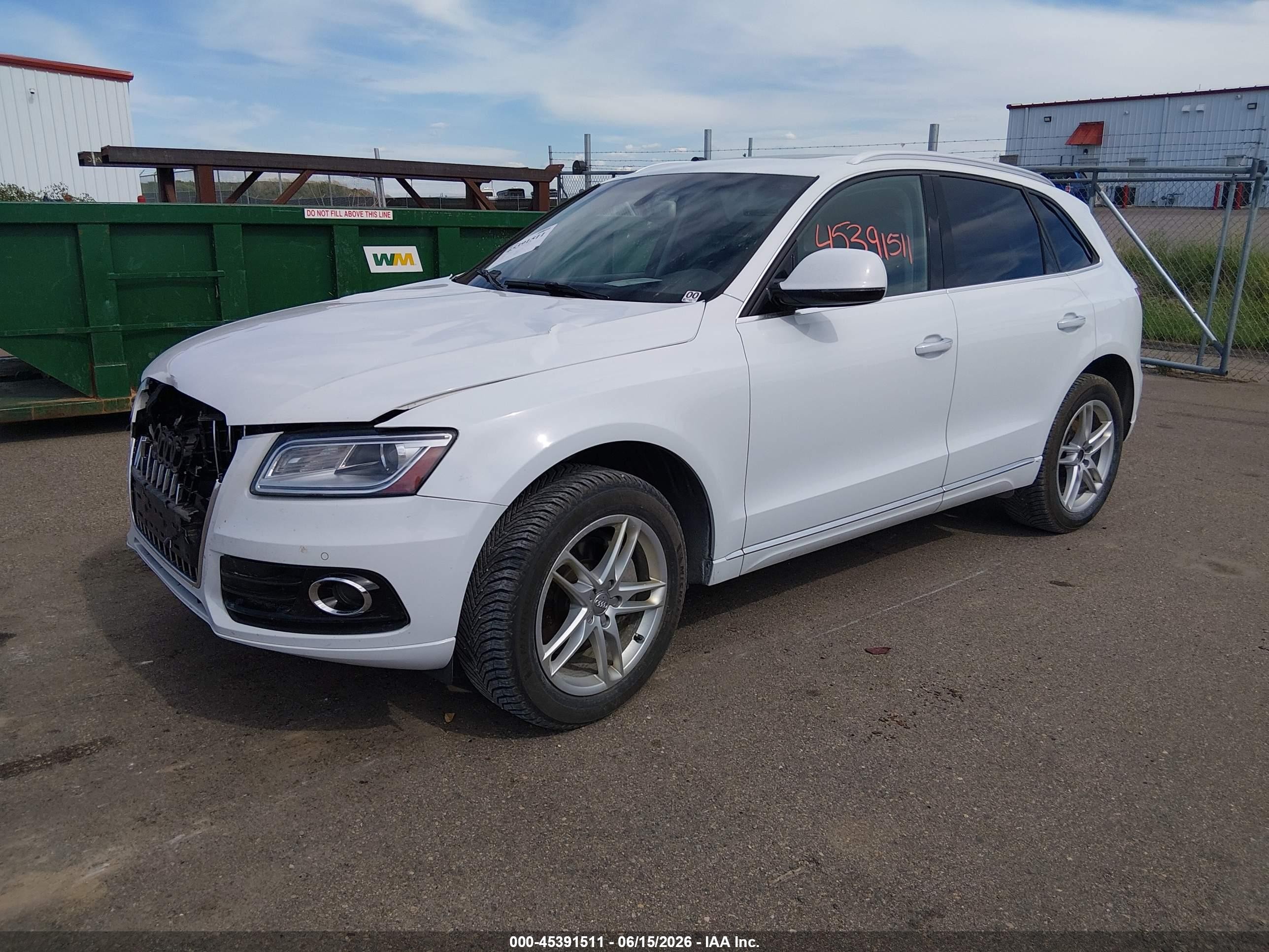 2015 Audi Q5 3.0 Tdi Premium Plus Белый vin: WA1CMAFP2FA082791