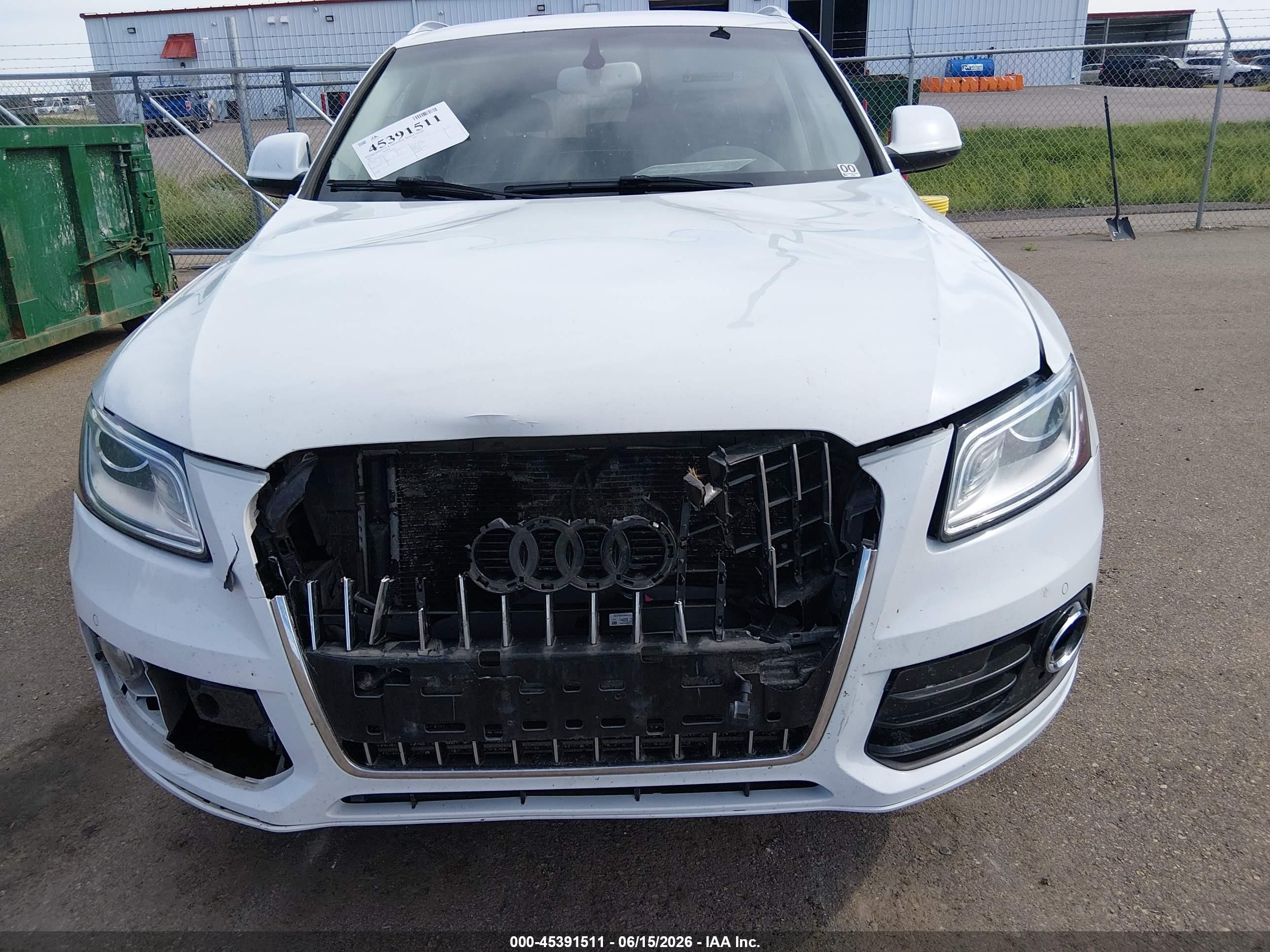 2015 Audi Q5 3.0 Tdi Premium Plus Белый vin: WA1CMAFP2FA082791