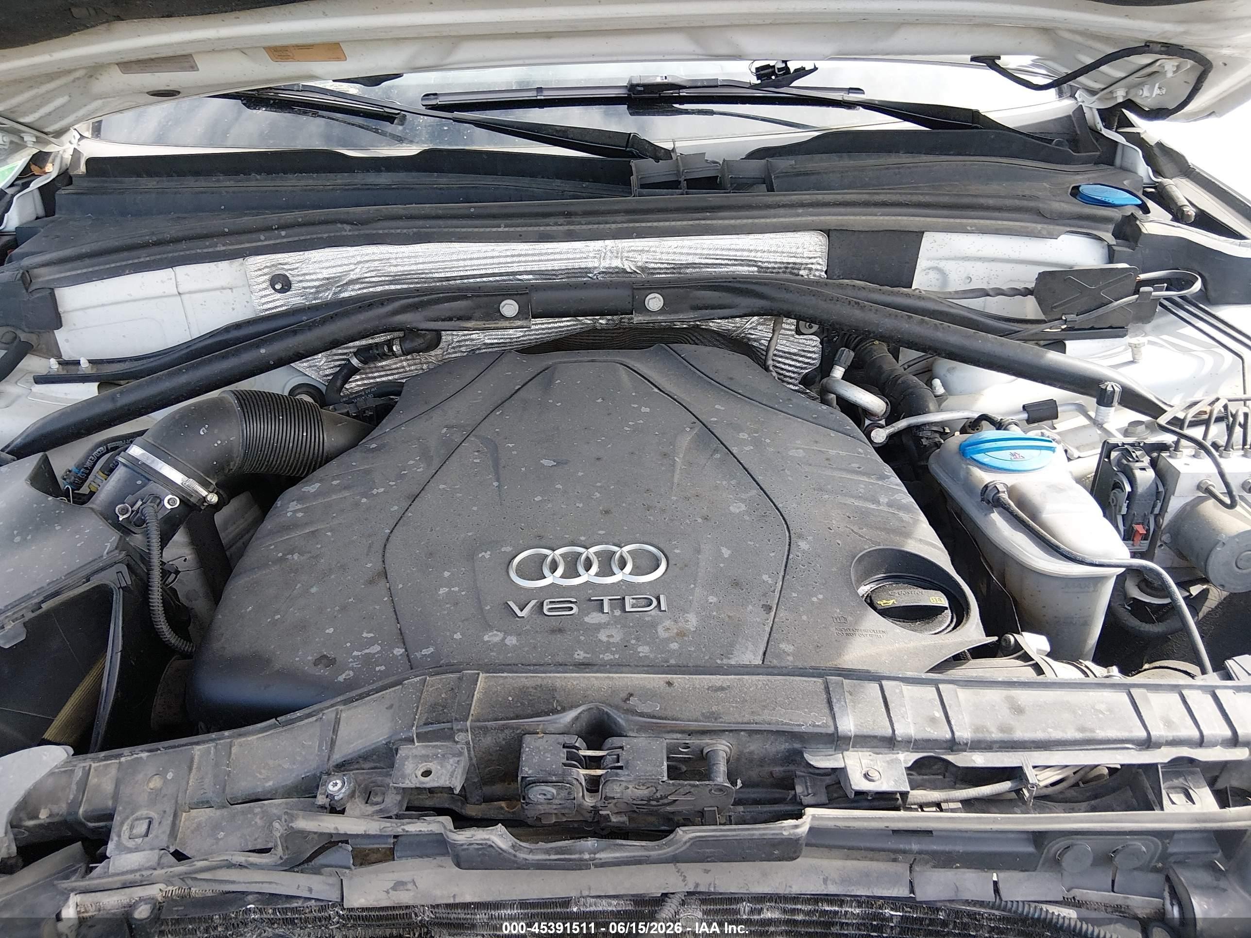 2015 Audi Q5 3.0 Tdi Premium Plus Белый vin: WA1CMAFP2FA082791