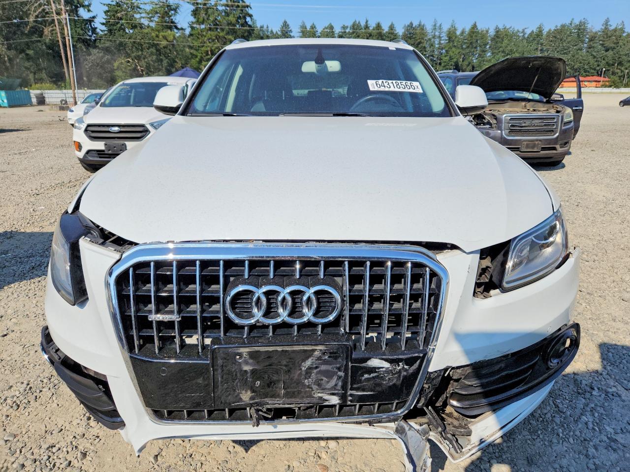 2015 Audi Q5 Tdi Premium Plus Белый vin: WA1CMAFP2FA139040