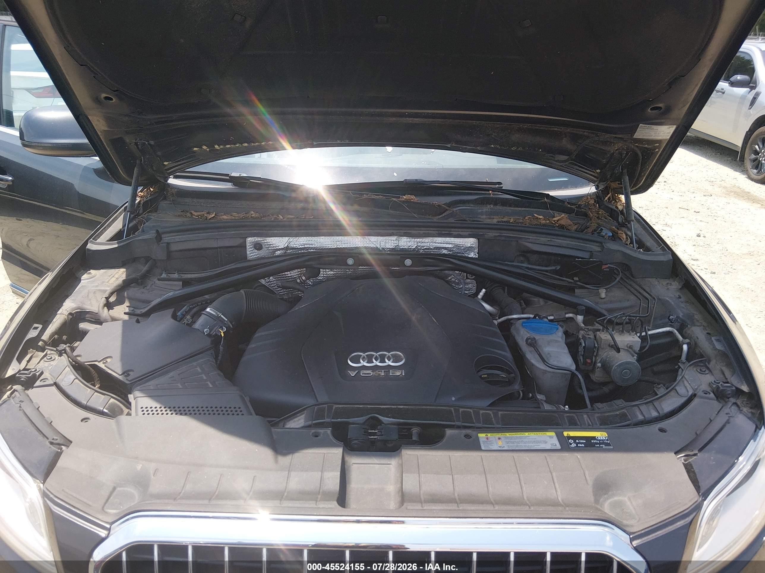 2014 Audi Q5 3.0 Tdi Premium Plus Gray vin: WA1CMAFP3EA010593