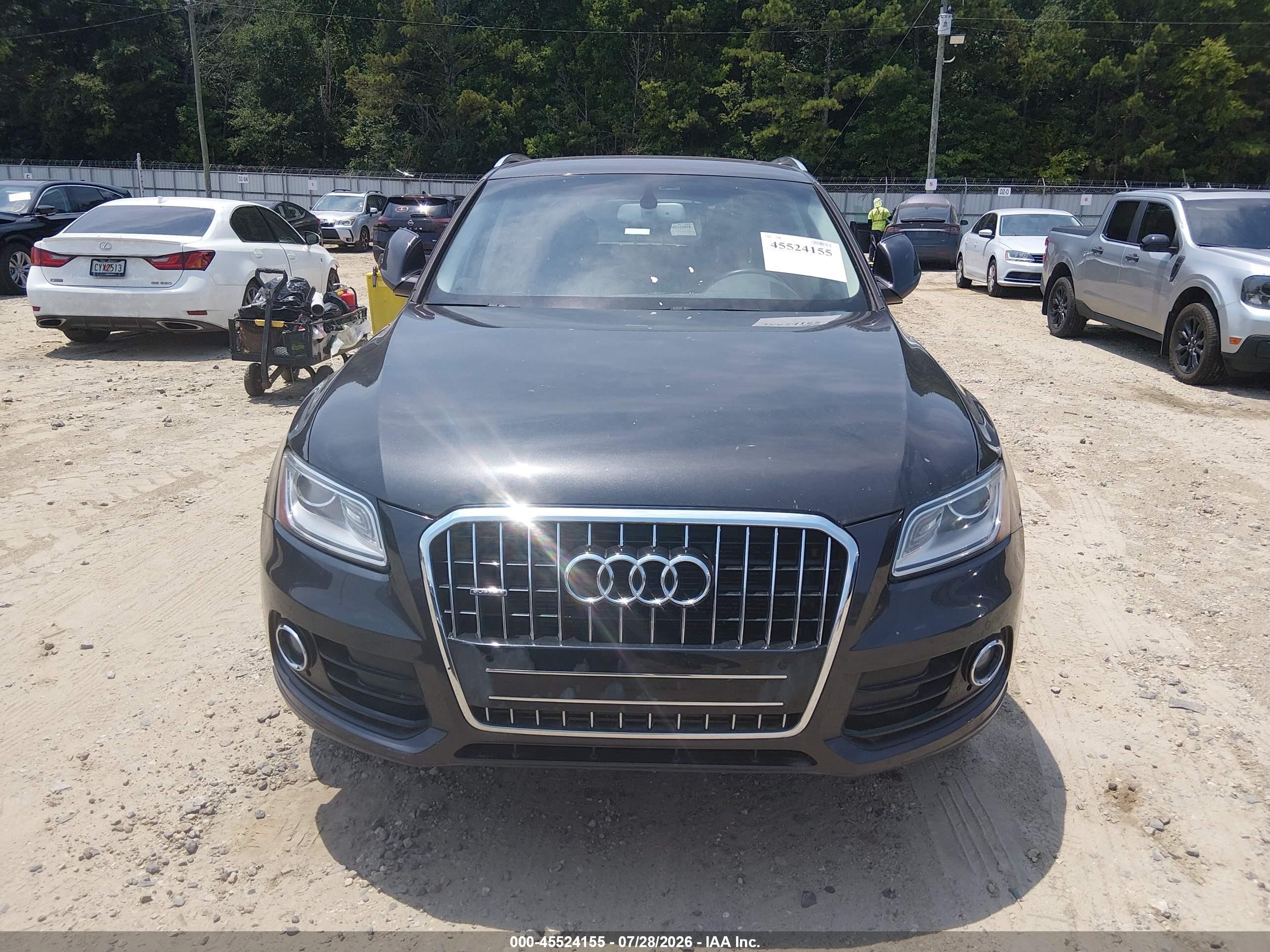 2014 Audi Q5 3.0 Tdi Premium Plus Gray vin: WA1CMAFP3EA010593