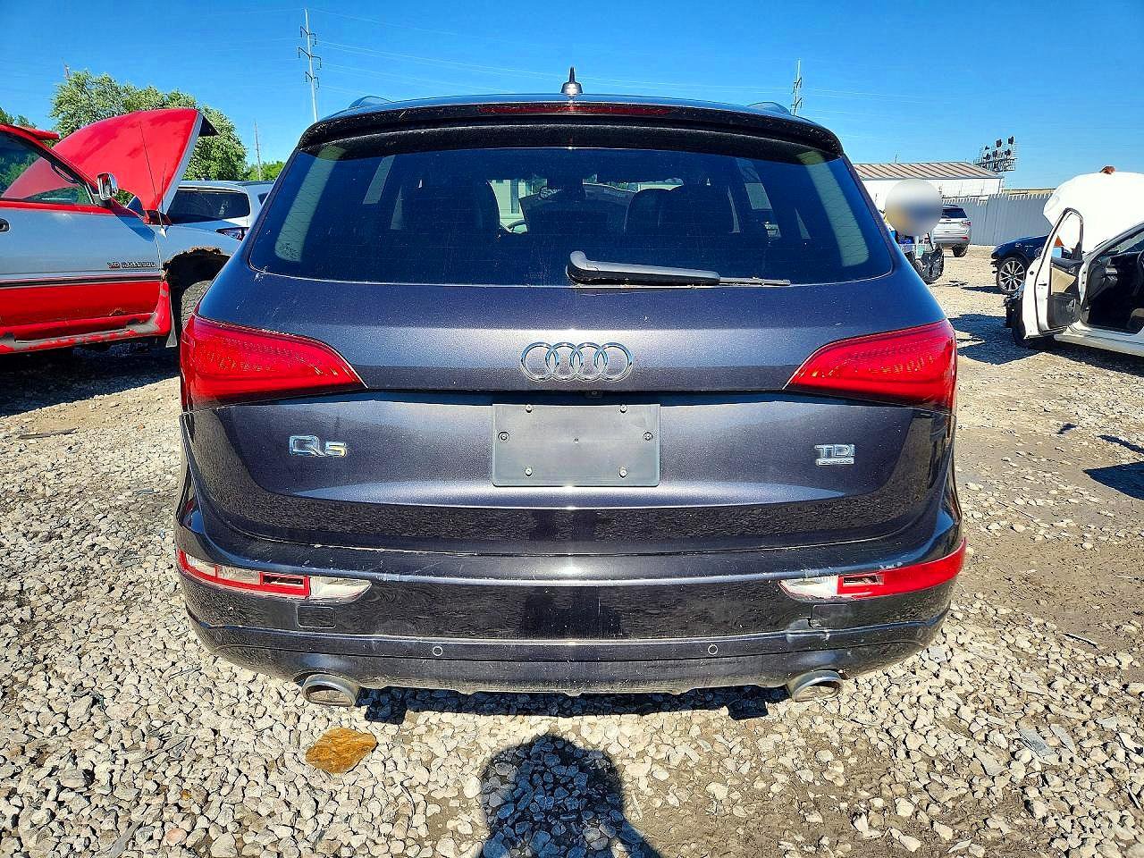2014 Audi Q5 Tdi Premium Plus Gray vin: WA1CMAFP4EA011753