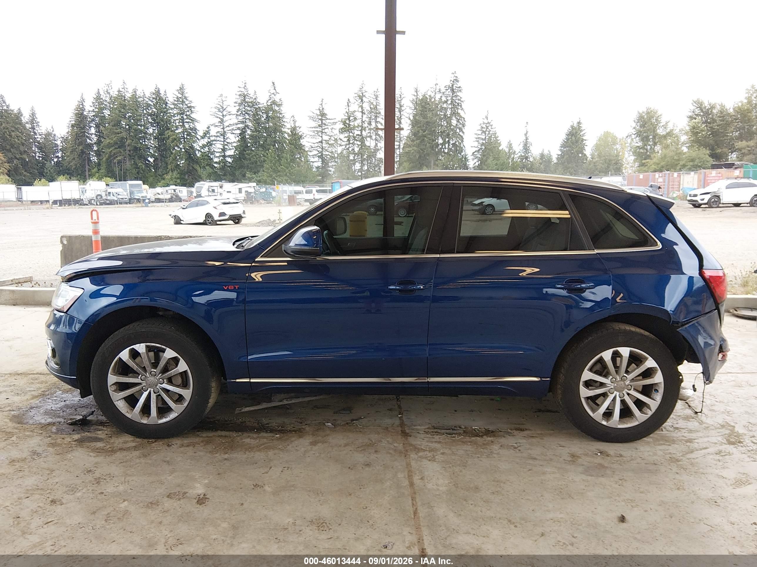 2014 Audi Q5 3.0 Tdi Premium Plus Blue vin: WA1CMAFP4EA065201