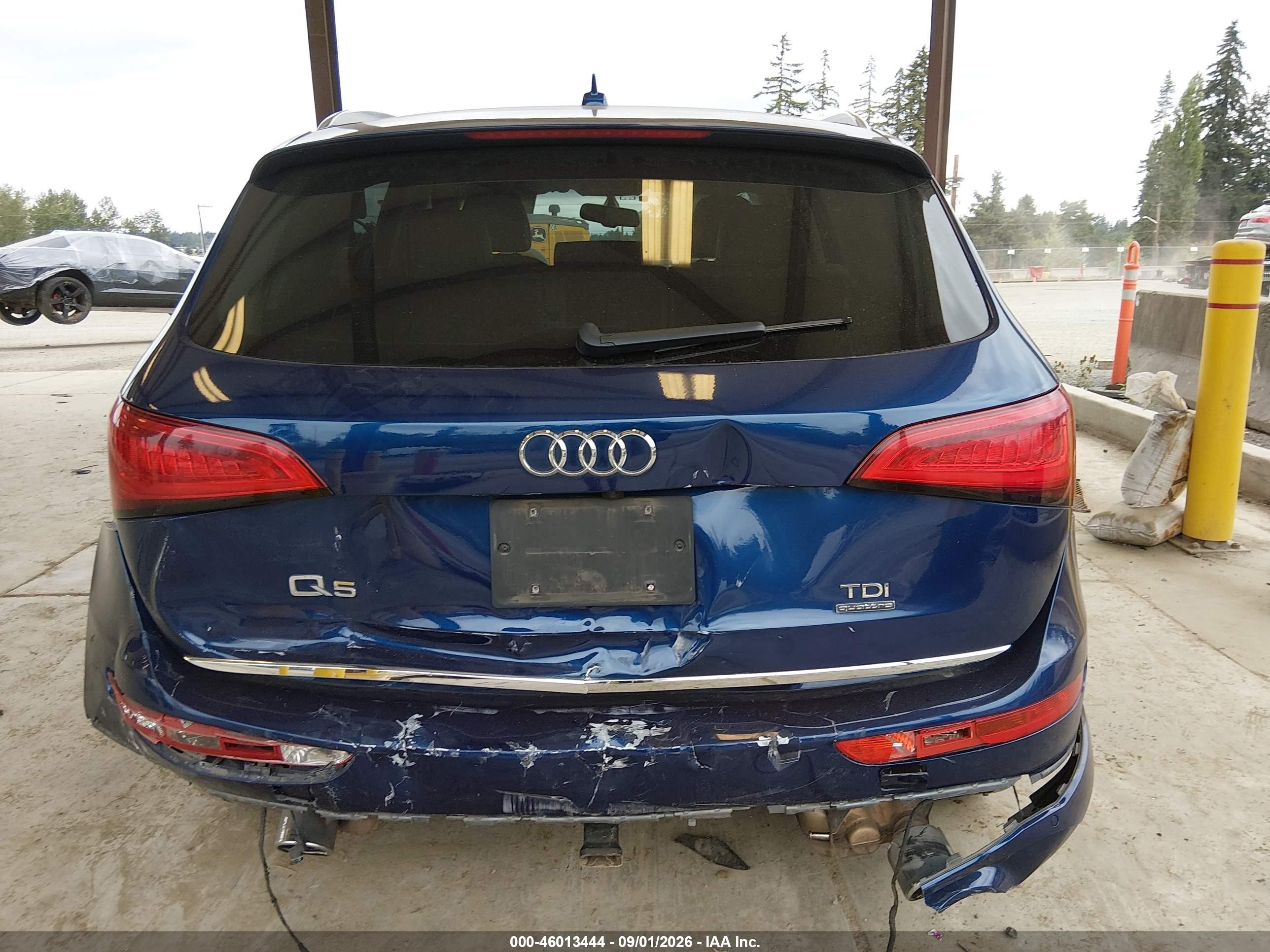 2014 Audi Q5 3.0 Tdi Premium Plus Blue vin: WA1CMAFP4EA065201