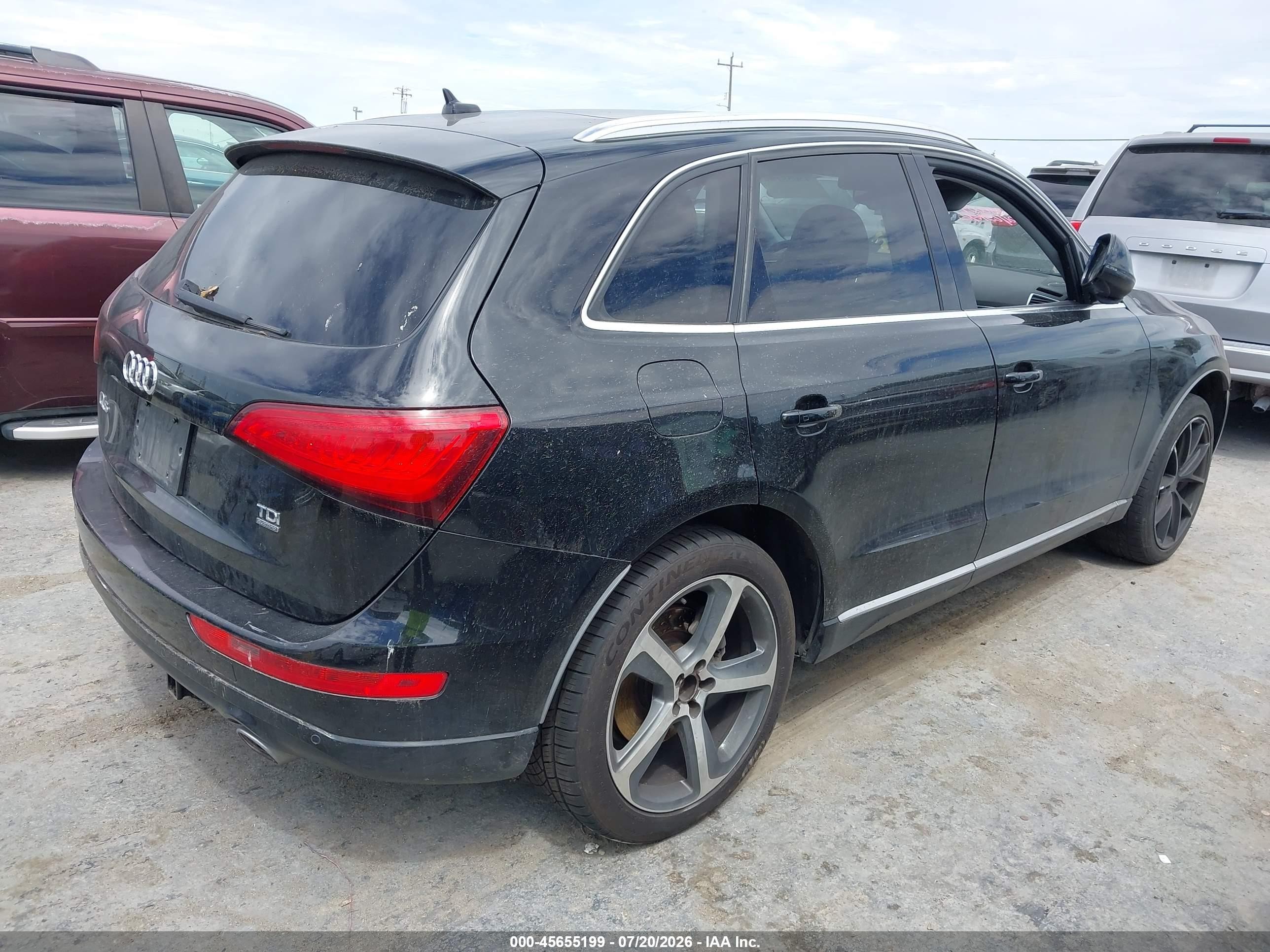 2014 Audi Q5 3.0 Tdi Premium Plus Black vin: WA1CMAFP4EA082306
