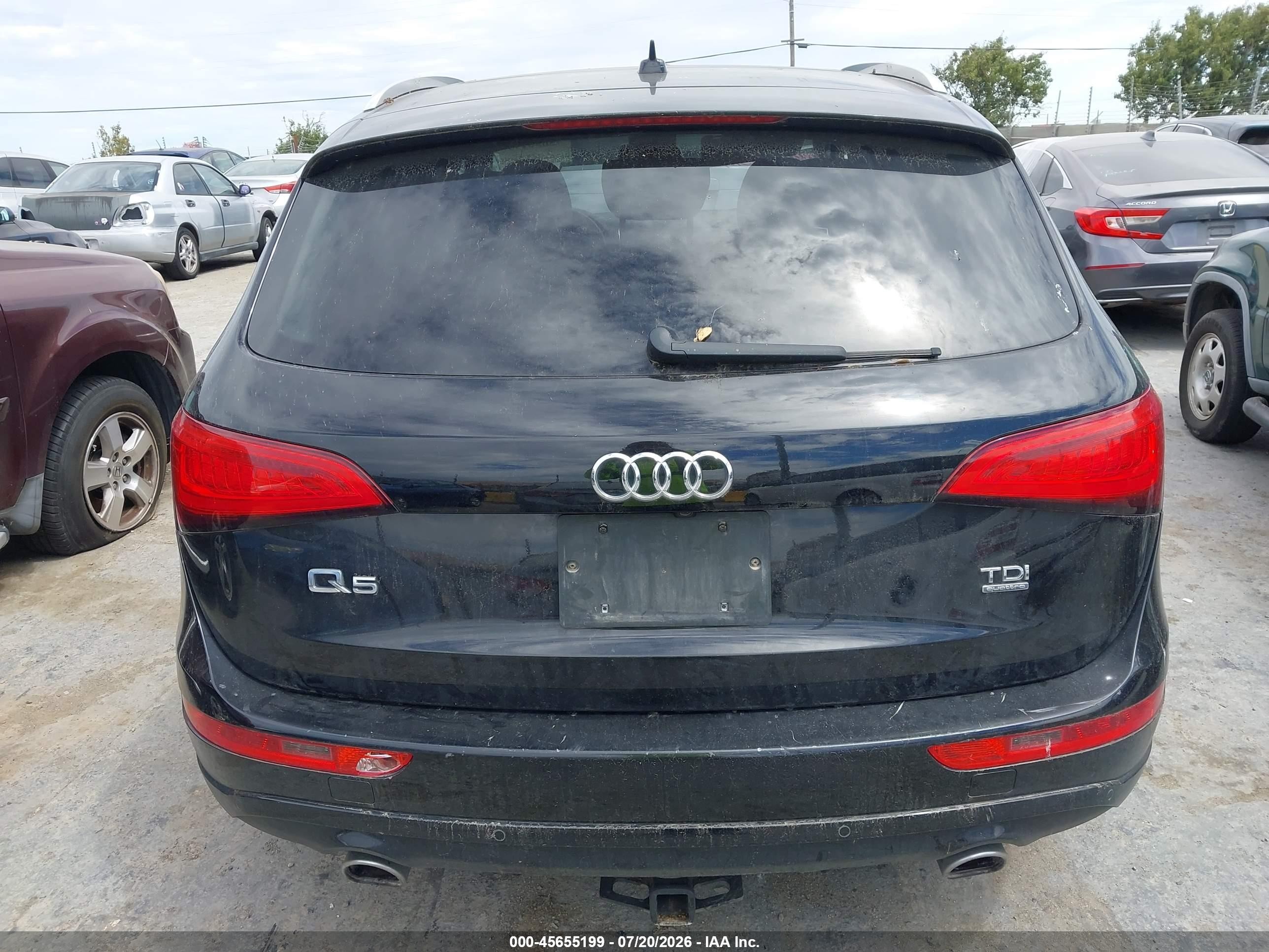 2014 Audi Q5 3.0 Tdi Premium Plus Black vin: WA1CMAFP4EA082306