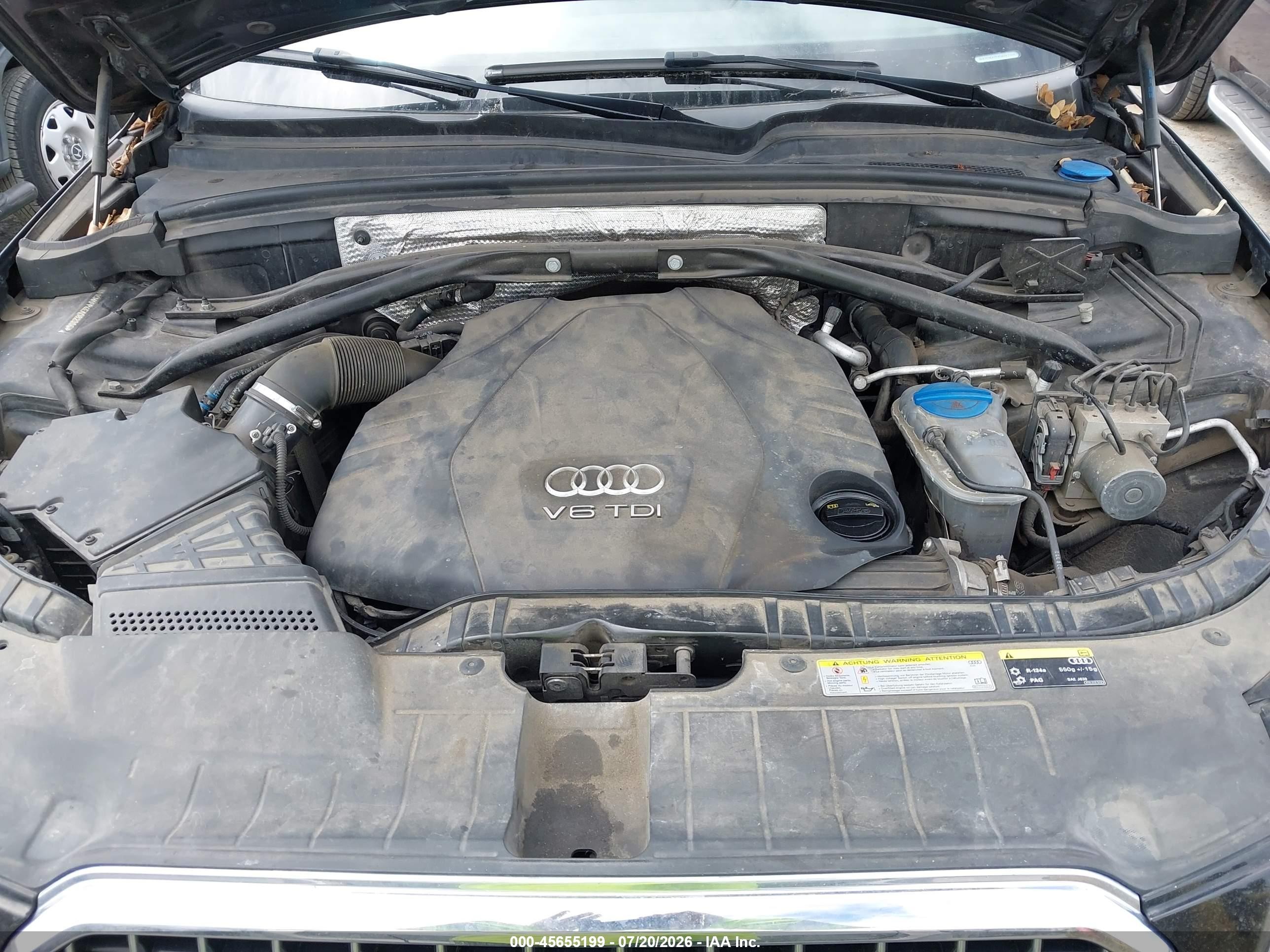 2014 Audi Q5 3.0 Tdi Premium Plus Black vin: WA1CMAFP4EA082306