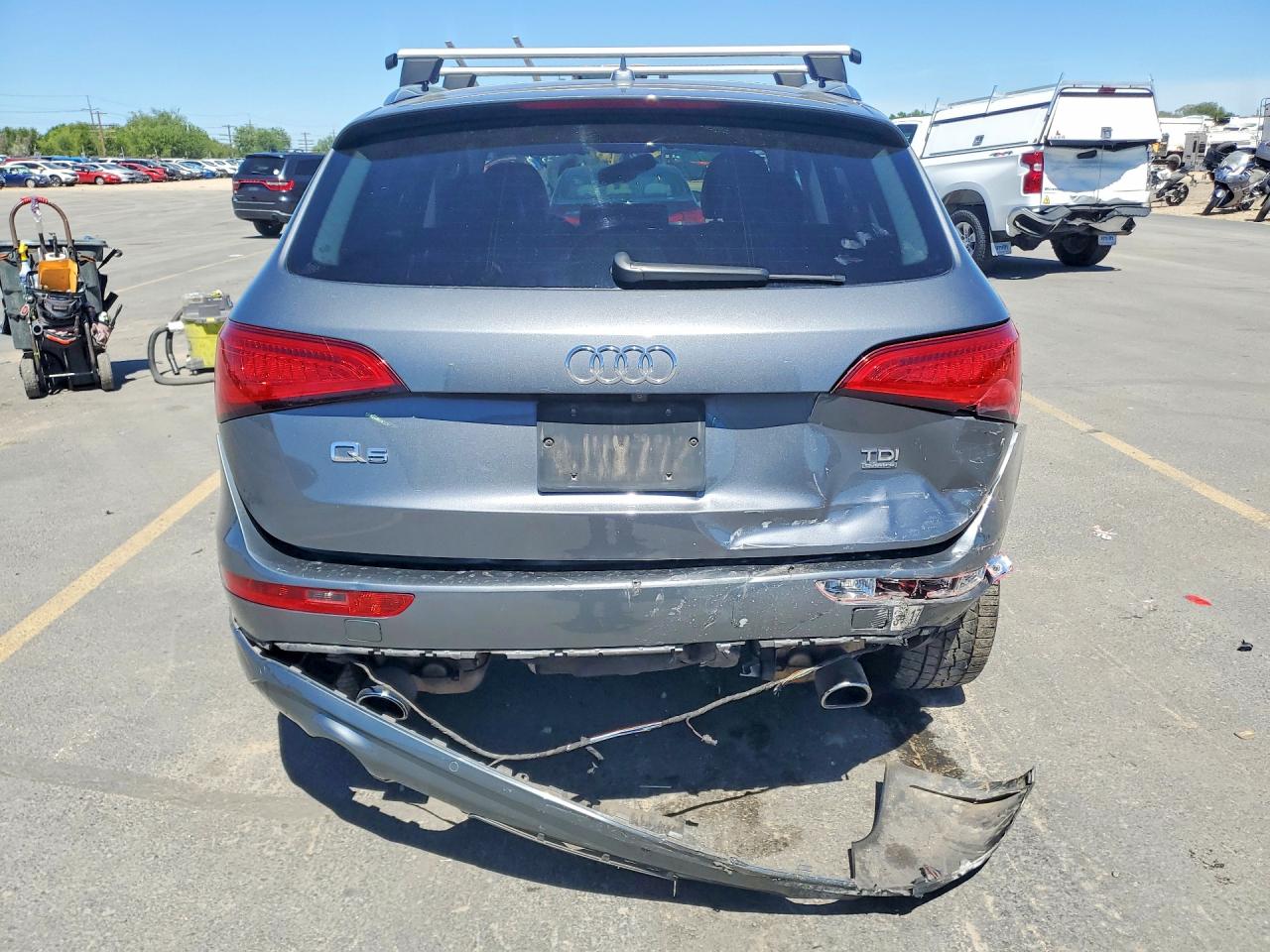 2014 Audi Q5 Tdi Premium Plus Gray vin: WA1CMAFP5EA049279