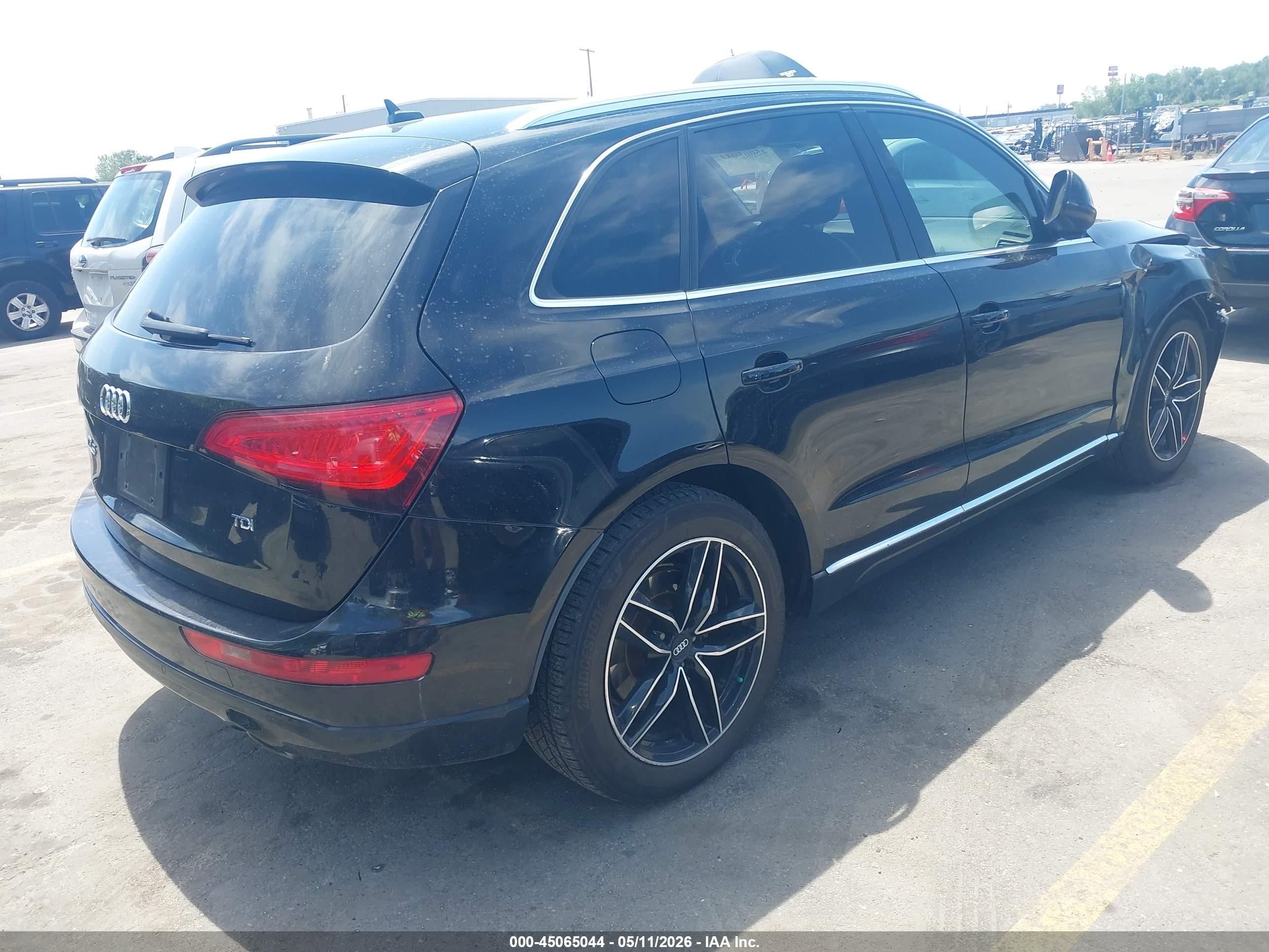 2014 Audi Q5 3.0 Tdi Premium Plus Черный vin: WA1CMAFP6EA067466