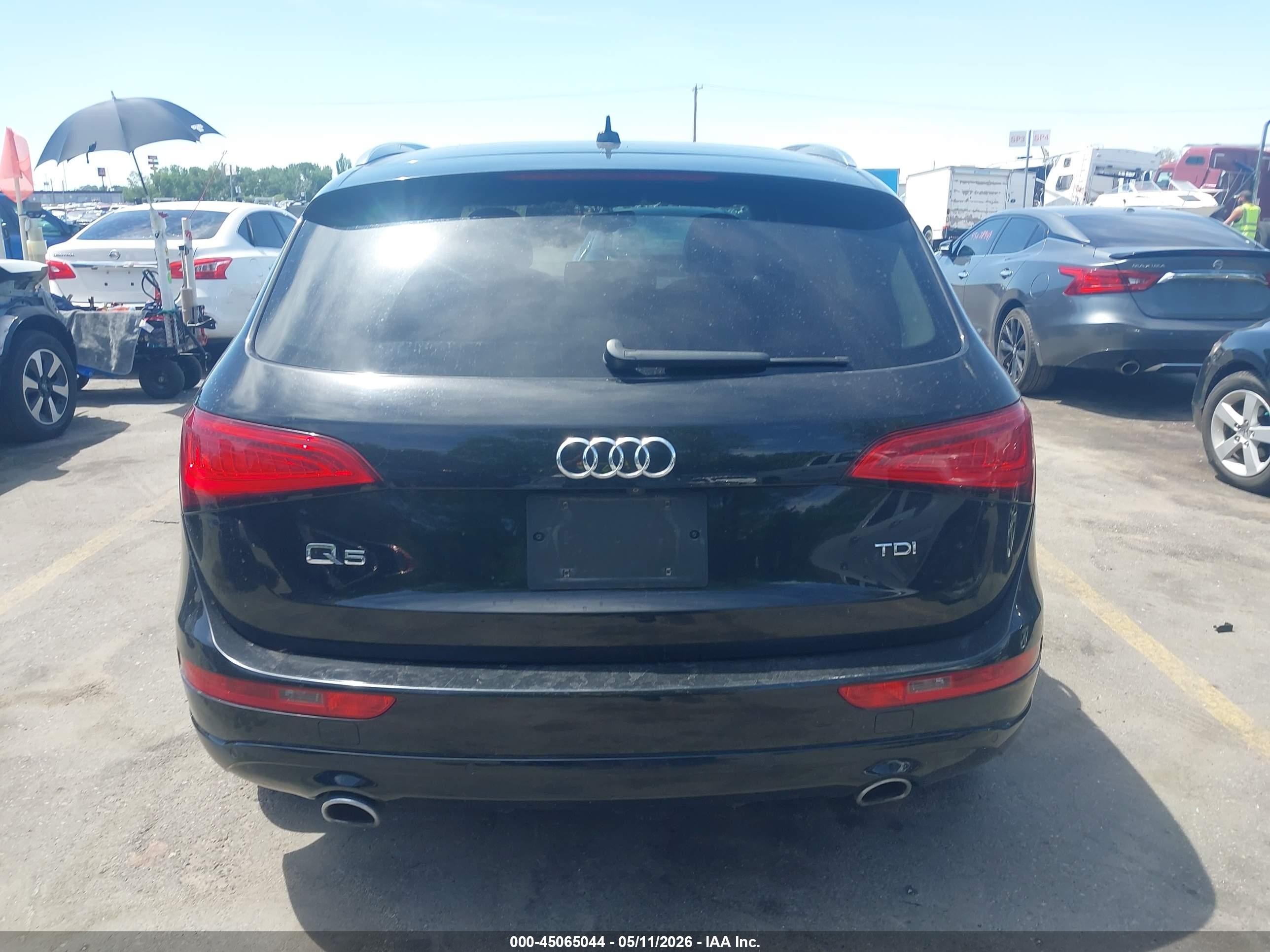 2014 Audi Q5 3.0 Tdi Premium Plus Черный vin: WA1CMAFP6EA067466