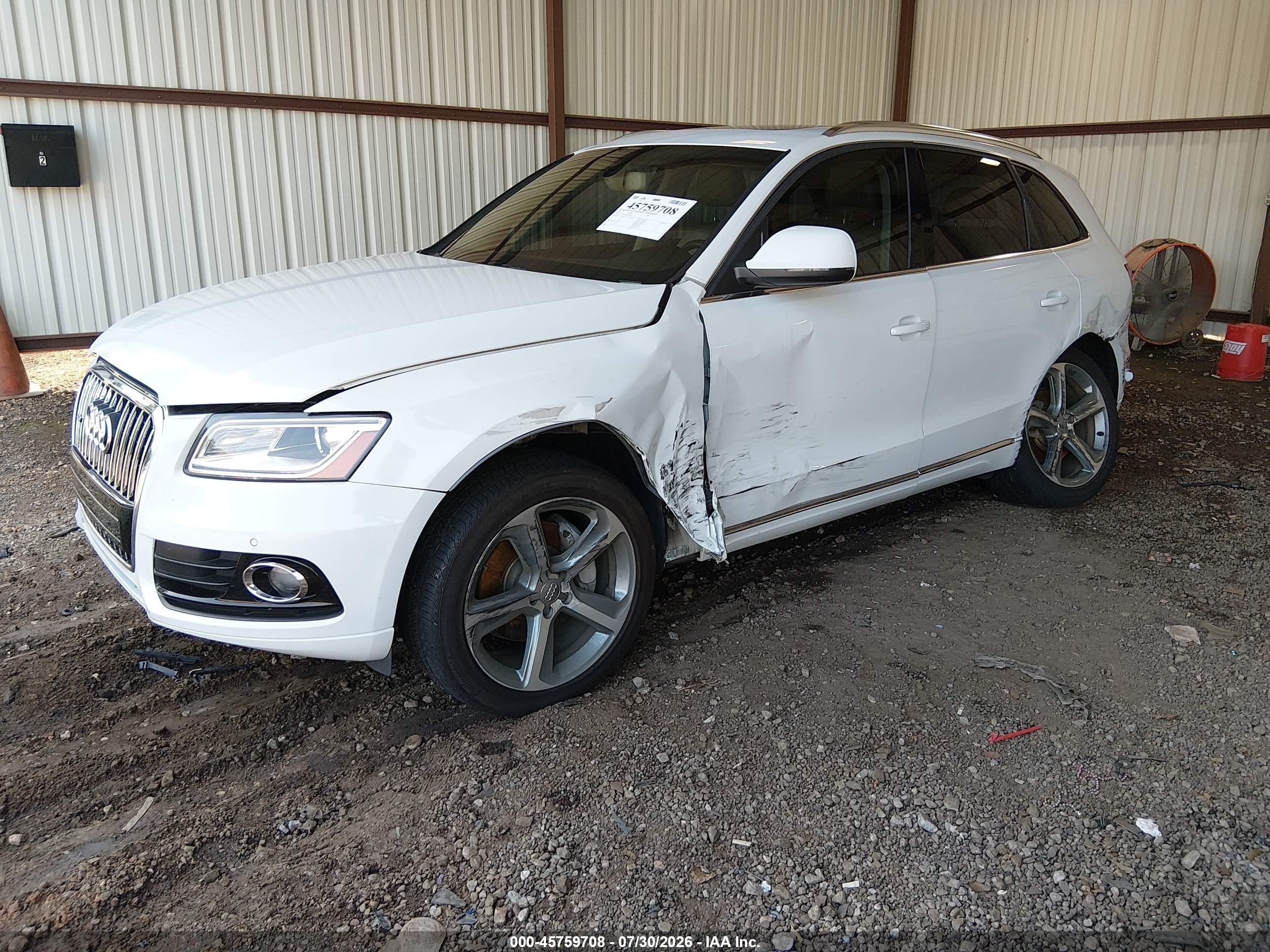 2014 Audi Q5 3.0 Tdi Premium Plus Белый vin: WA1CMAFP6EA078127