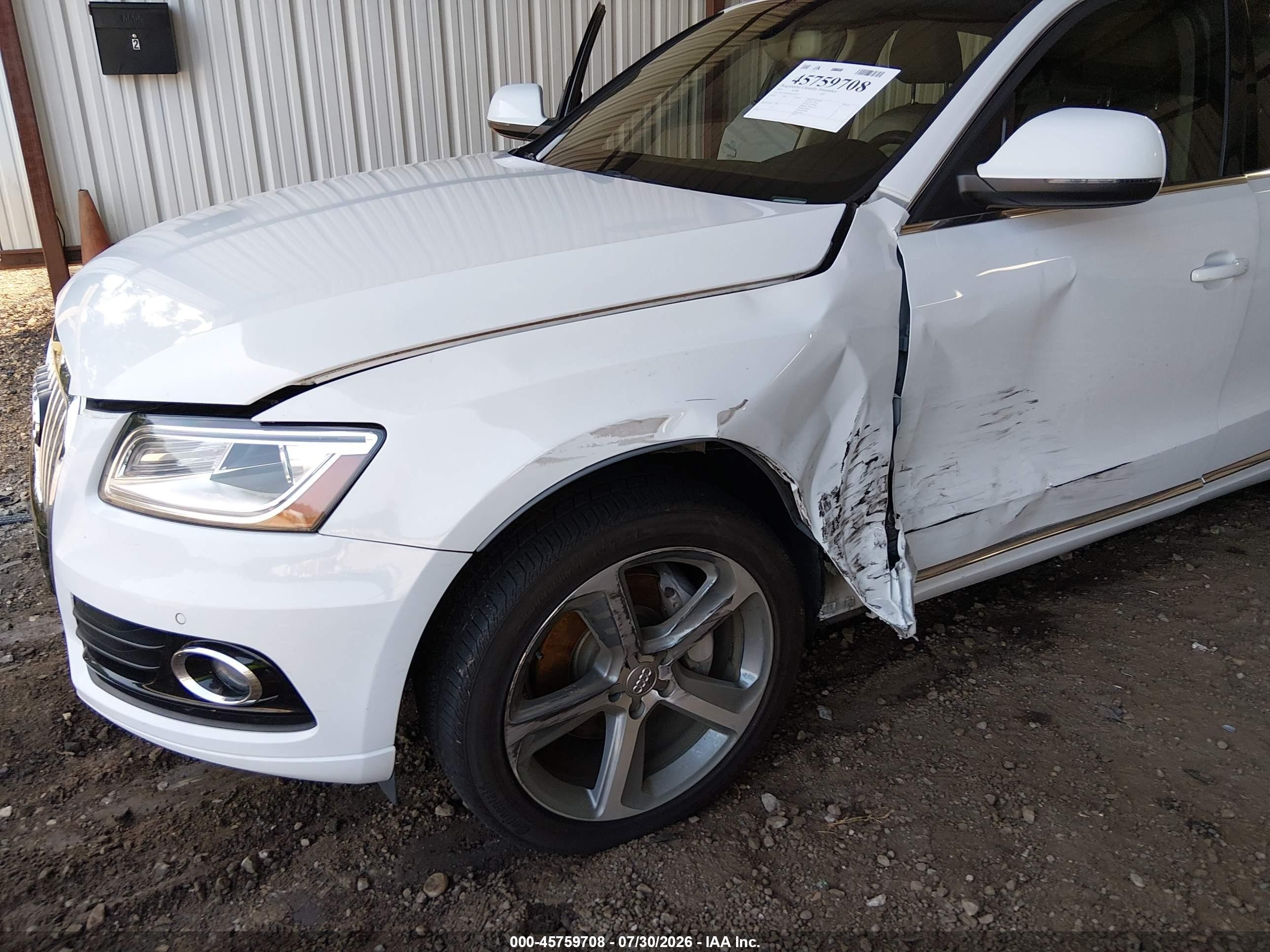 2014 Audi Q5 3.0 Tdi Premium Plus Белый vin: WA1CMAFP6EA078127