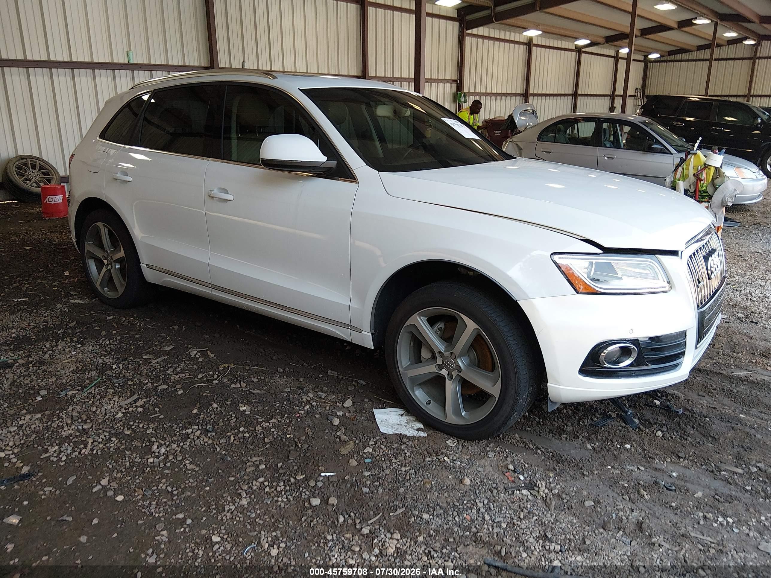 2014 Audi Q5 3.0 Tdi Premium Plus Белый vin: WA1CMAFP6EA078127
