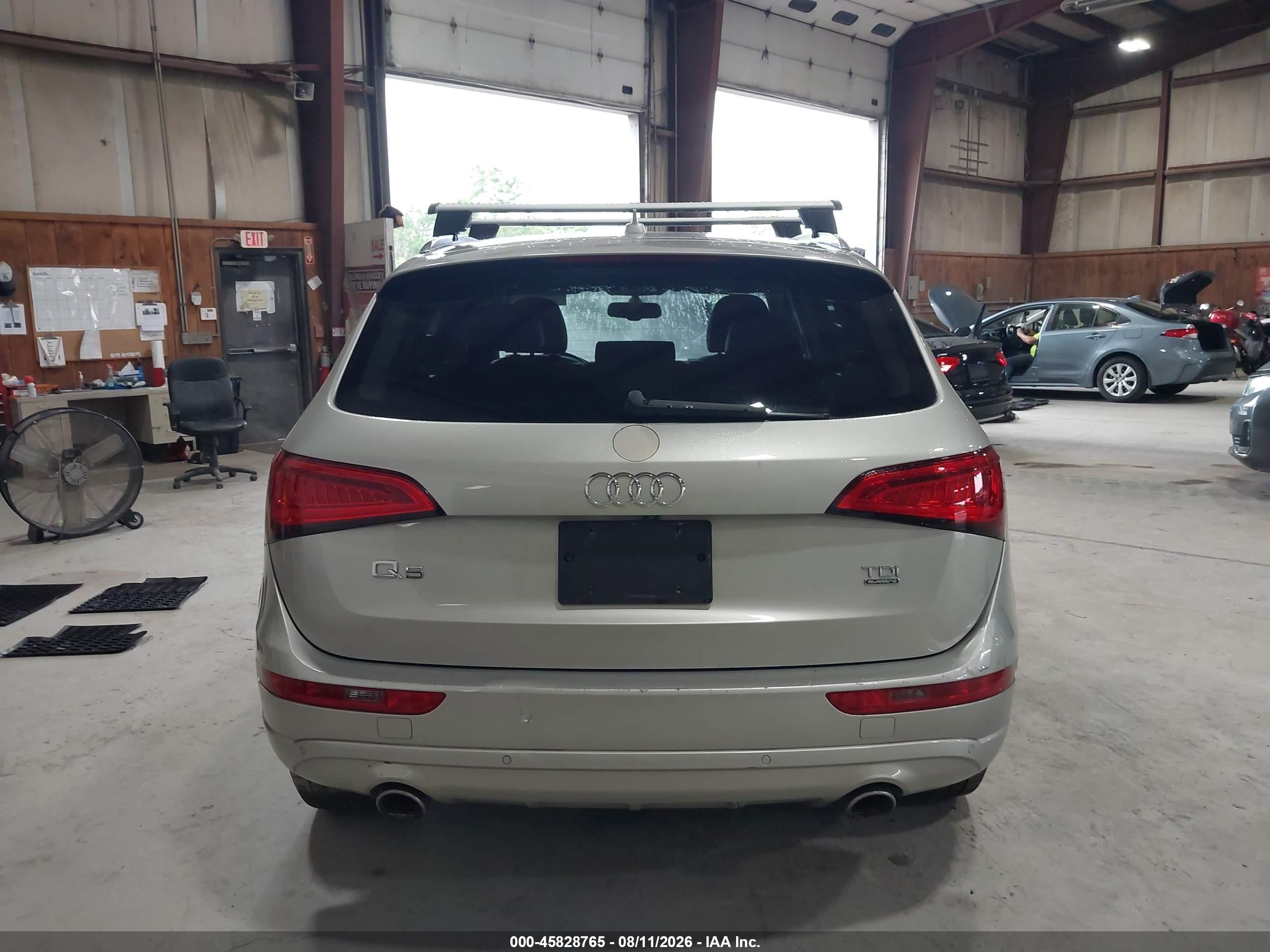 2014 Audi Q5 3.0 Tdi Premium Plus Gray vin: WA1CMAFP6EA109523