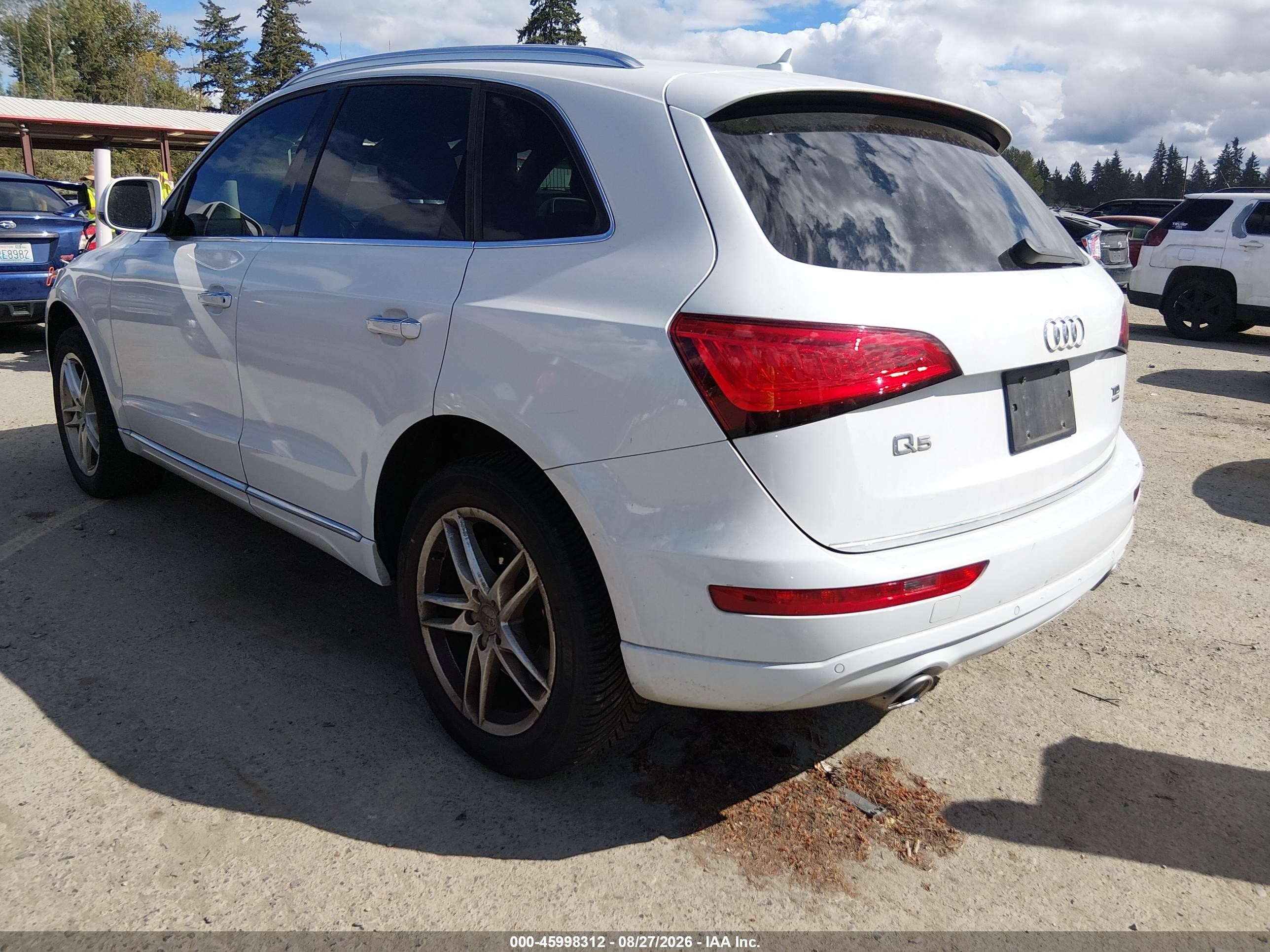 2015 Audi Q5 3.0 Tdi Premium Plus White vin: WA1CMAFP6FA014218
