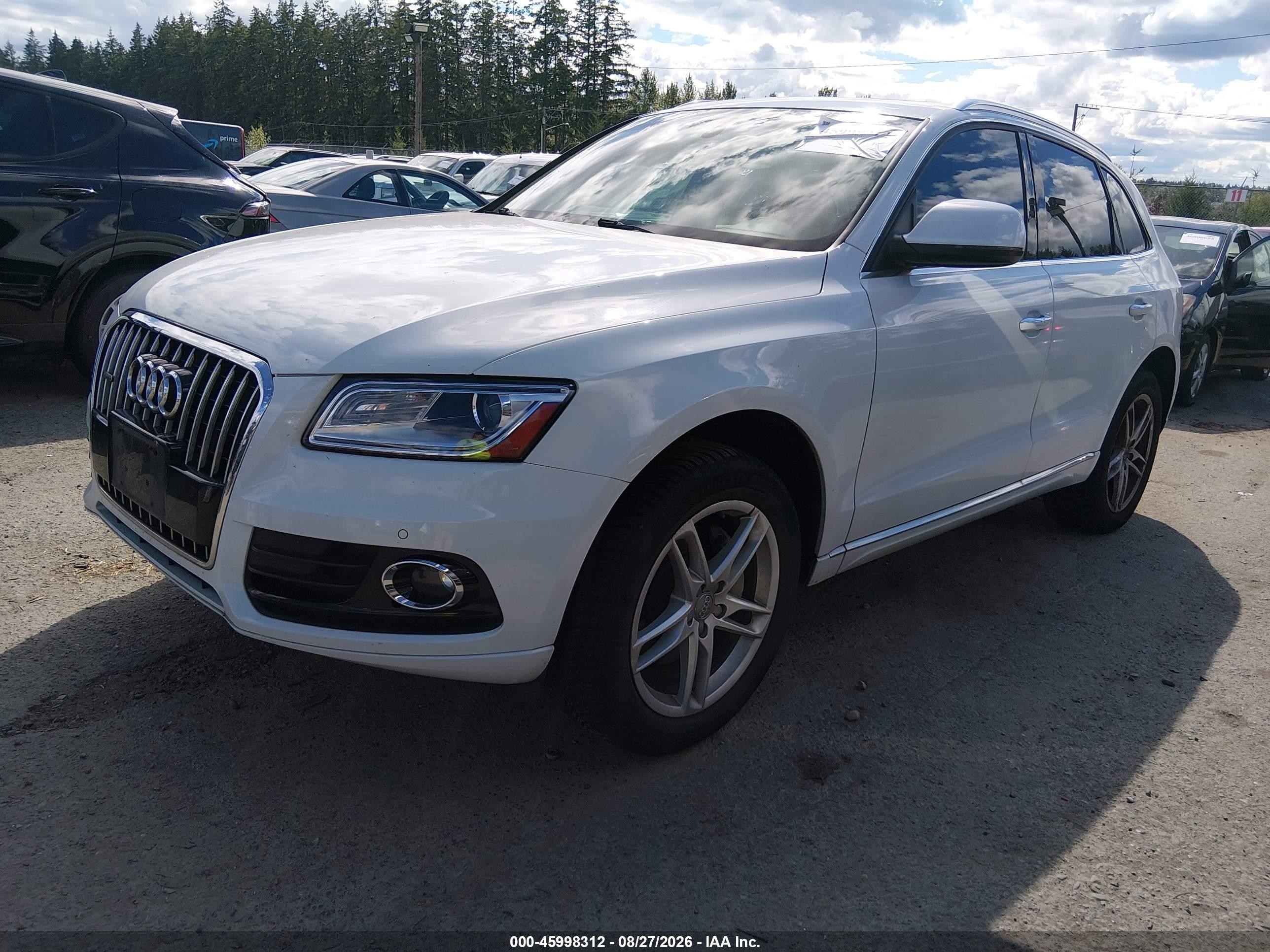 2015 Audi Q5 3.0 Tdi Premium Plus White vin: WA1CMAFP6FA014218