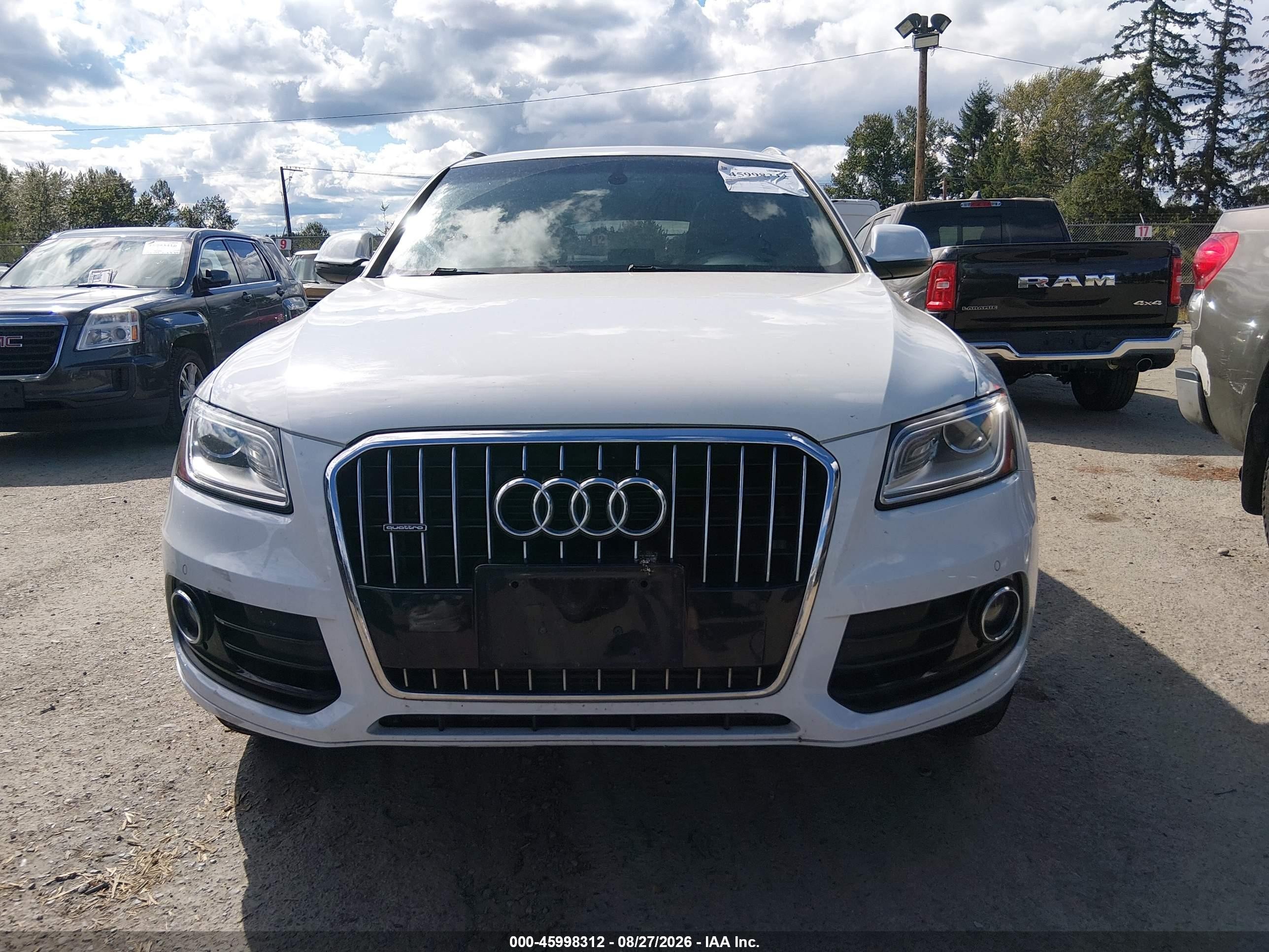 2015 Audi Q5 3.0 Tdi Premium Plus White vin: WA1CMAFP6FA014218