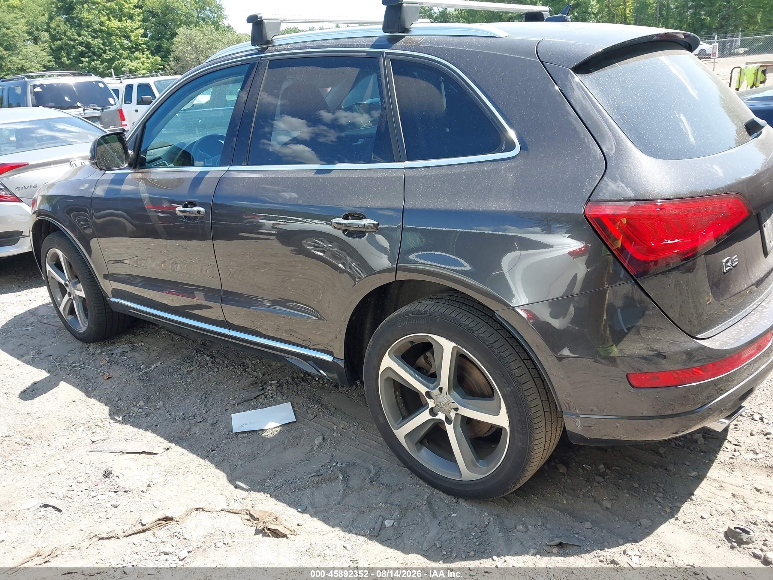 2015 Audi Q5 3.0 Tdi Premium Plus Silver vin: WA1CMAFP6FA040320