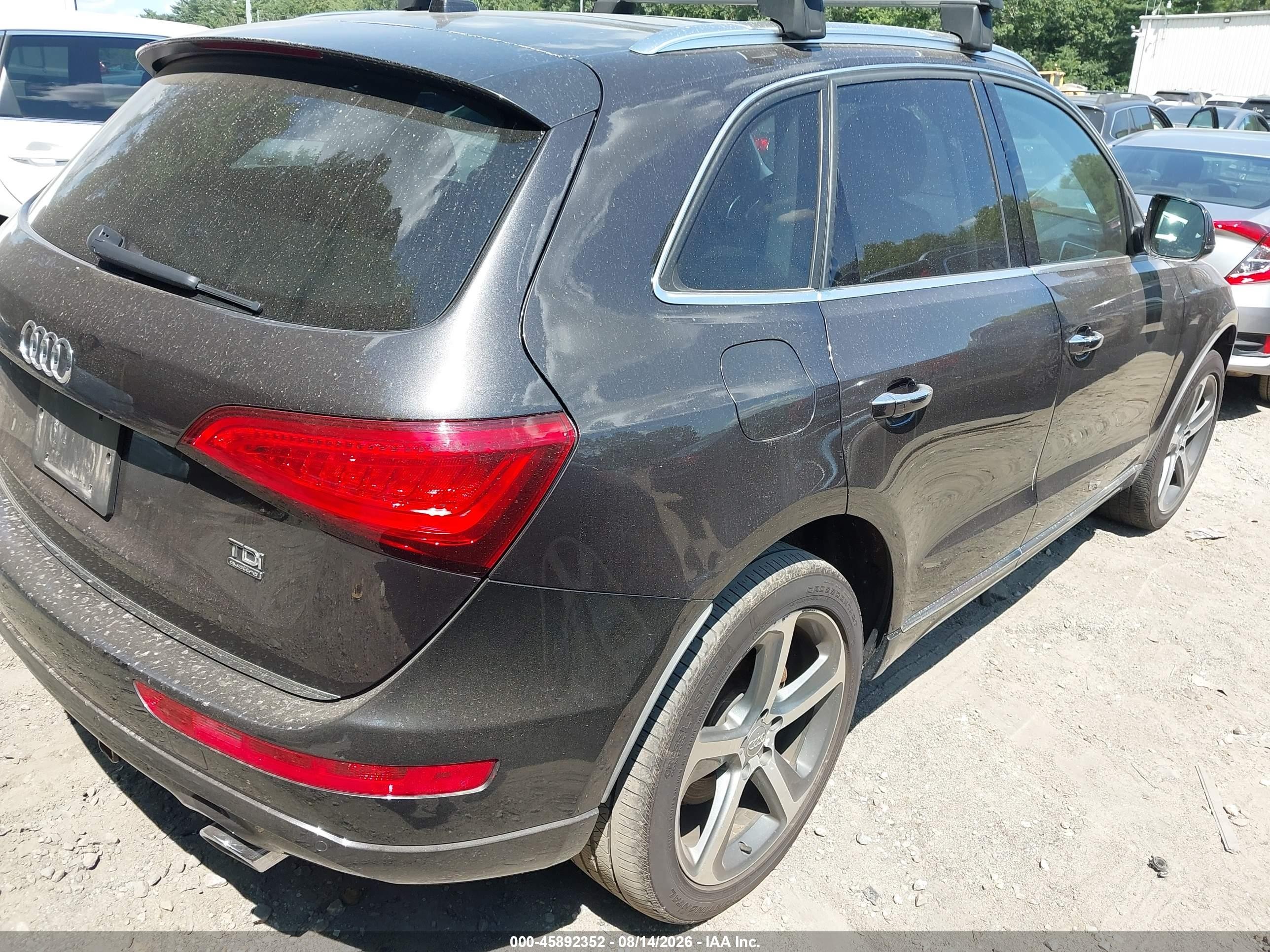 2015 Audi Q5 3.0 Tdi Premium Plus Silver vin: WA1CMAFP6FA040320