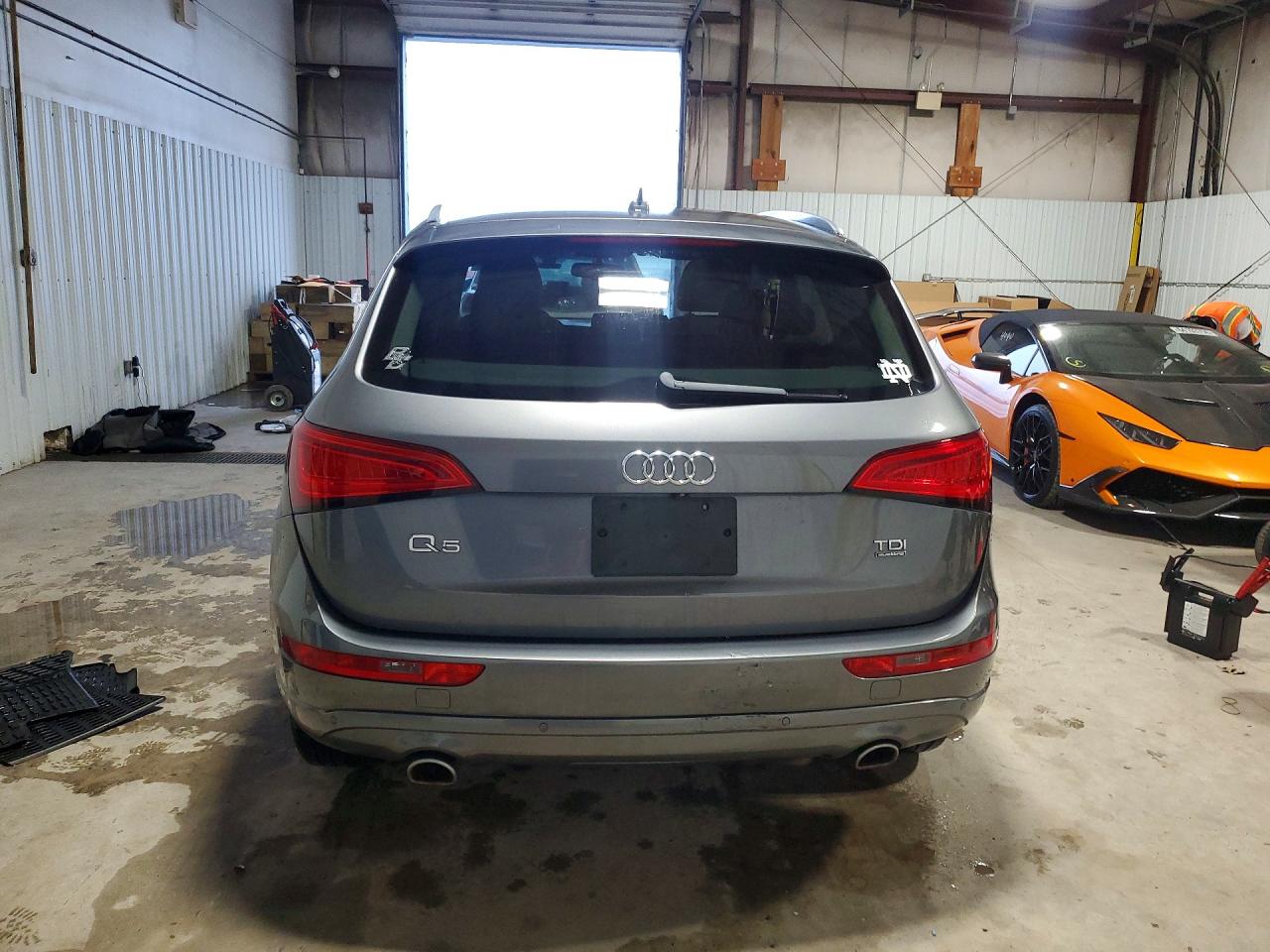 2014 Audi Q5 Tdi Premium Plus Gray vin: WA1CMAFP7EA038977