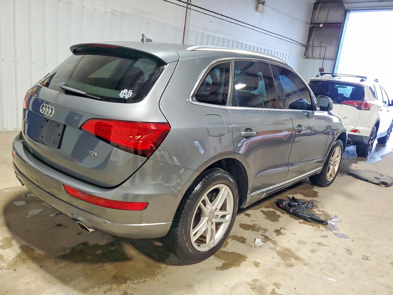 2014 Audi Q5 Tdi Premium Plus Gray vin: WA1CMAFP7EA038977