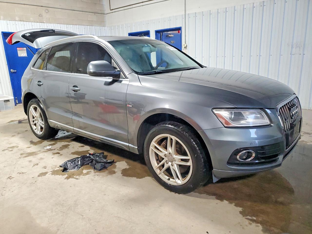 2014 Audi Q5 Tdi Premium Plus Gray vin: WA1CMAFP7EA038977