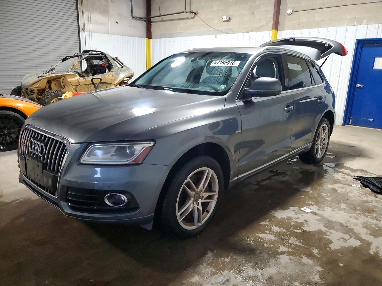 2014 Audi Q5 Tdi Premium Plus Gray vin: WA1CMAFP7EA038977