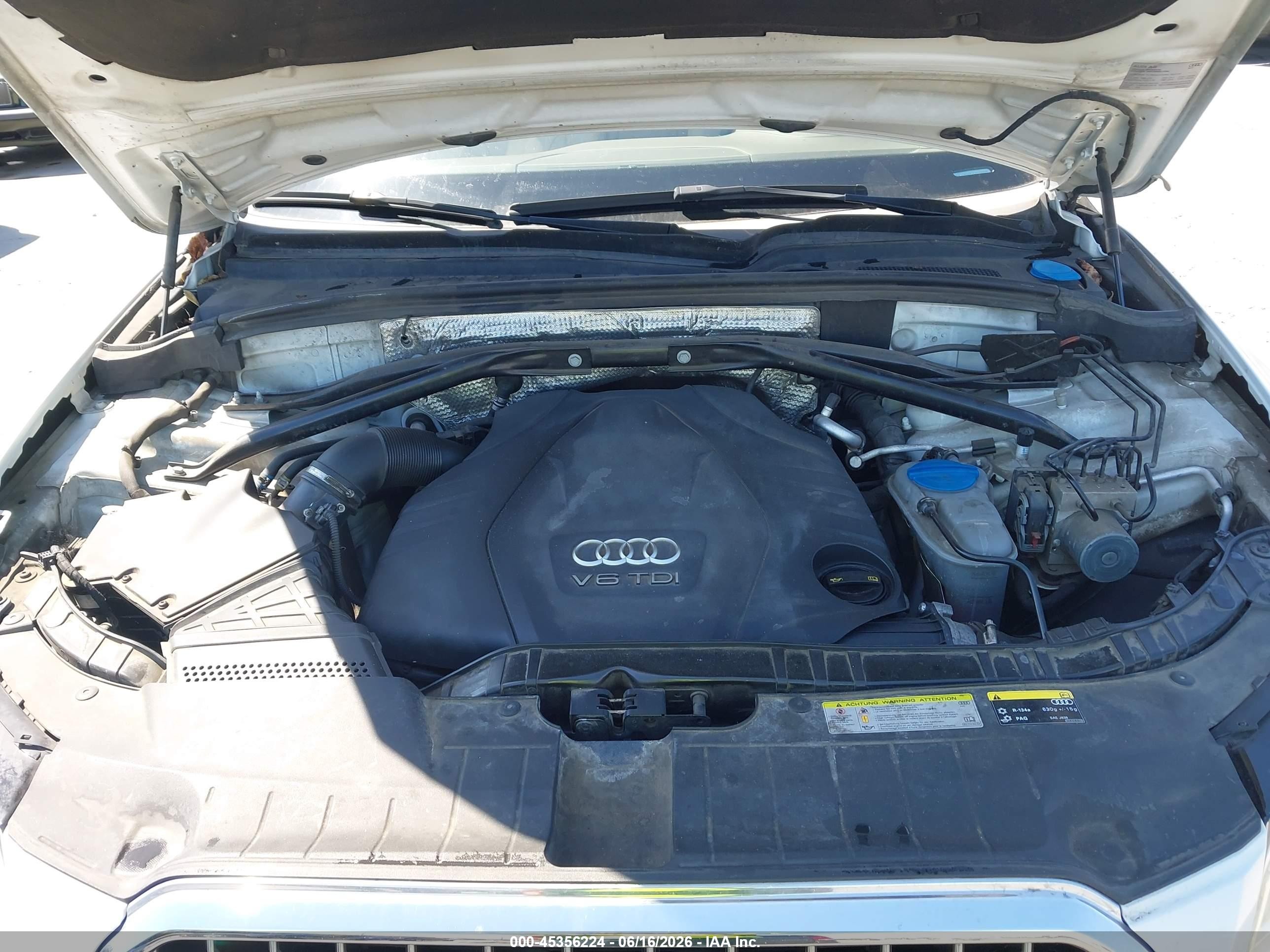 2014 Audi Q5 3.0 Tdi Premium Plus White vin: WA1CMAFP7EA046898