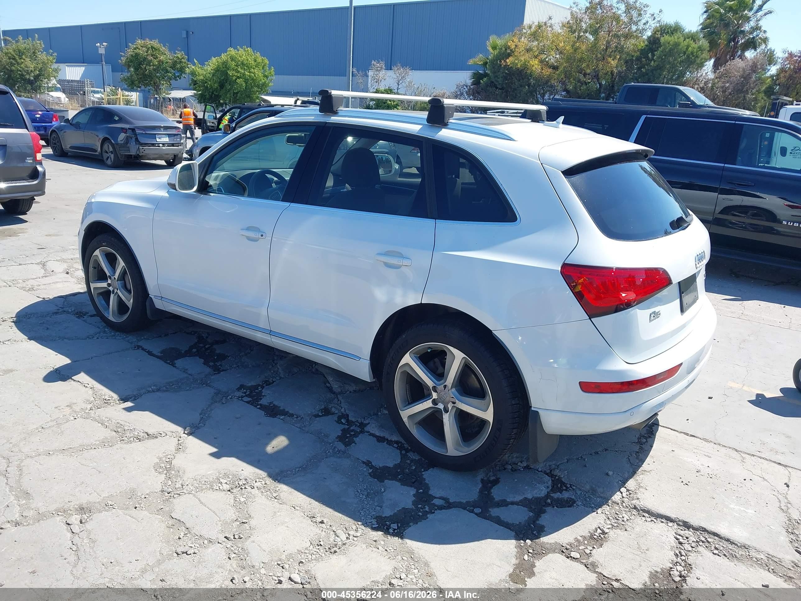 2014 Audi Q5 3.0 Tdi Premium Plus White vin: WA1CMAFP7EA046898