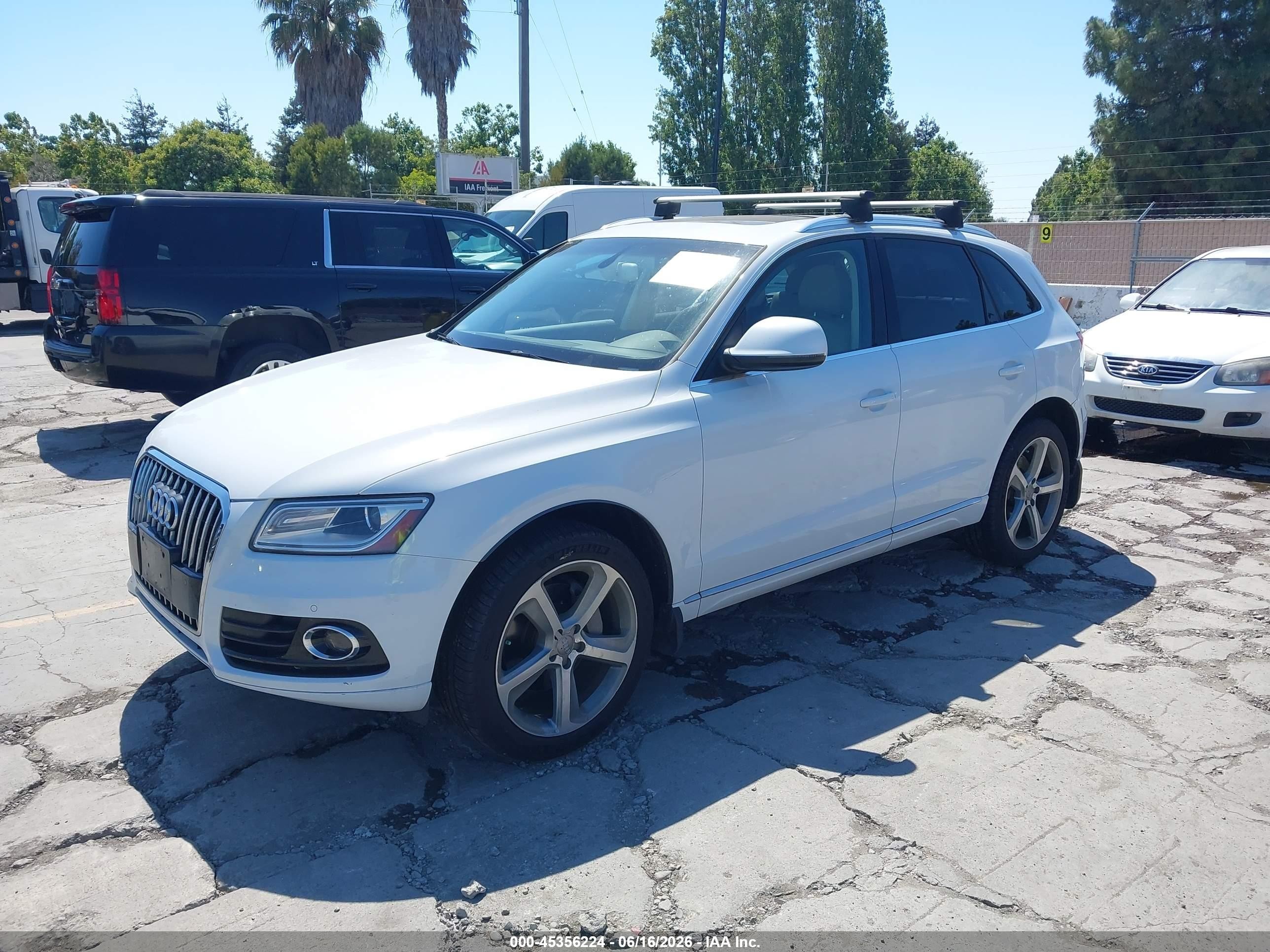 2014 Audi Q5 3.0 Tdi Premium Plus White vin: WA1CMAFP7EA046898