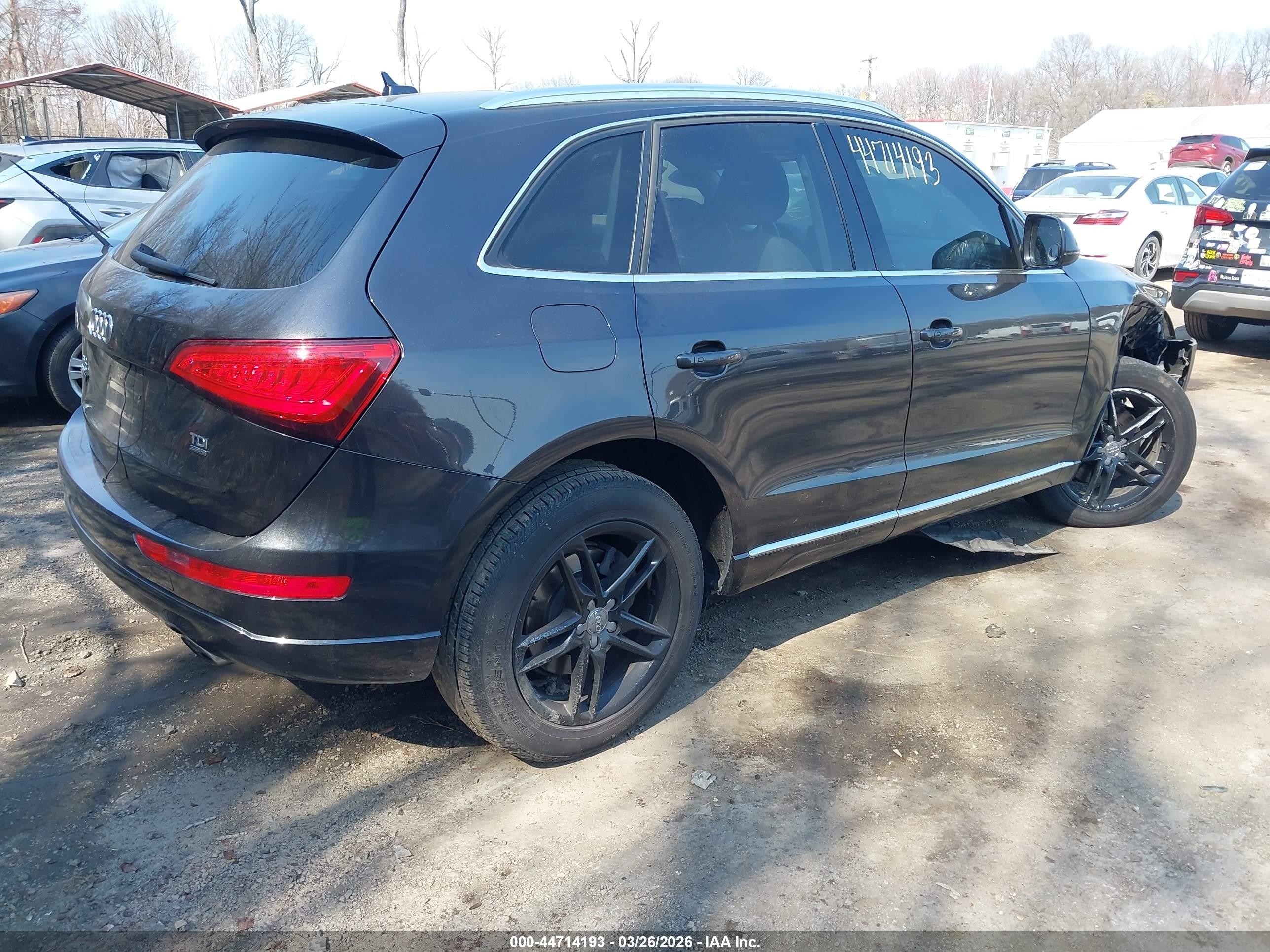 2014 Audi Q5 3.0 Tdi Premium Plus Black vin: WA1CMAFP7EA062440