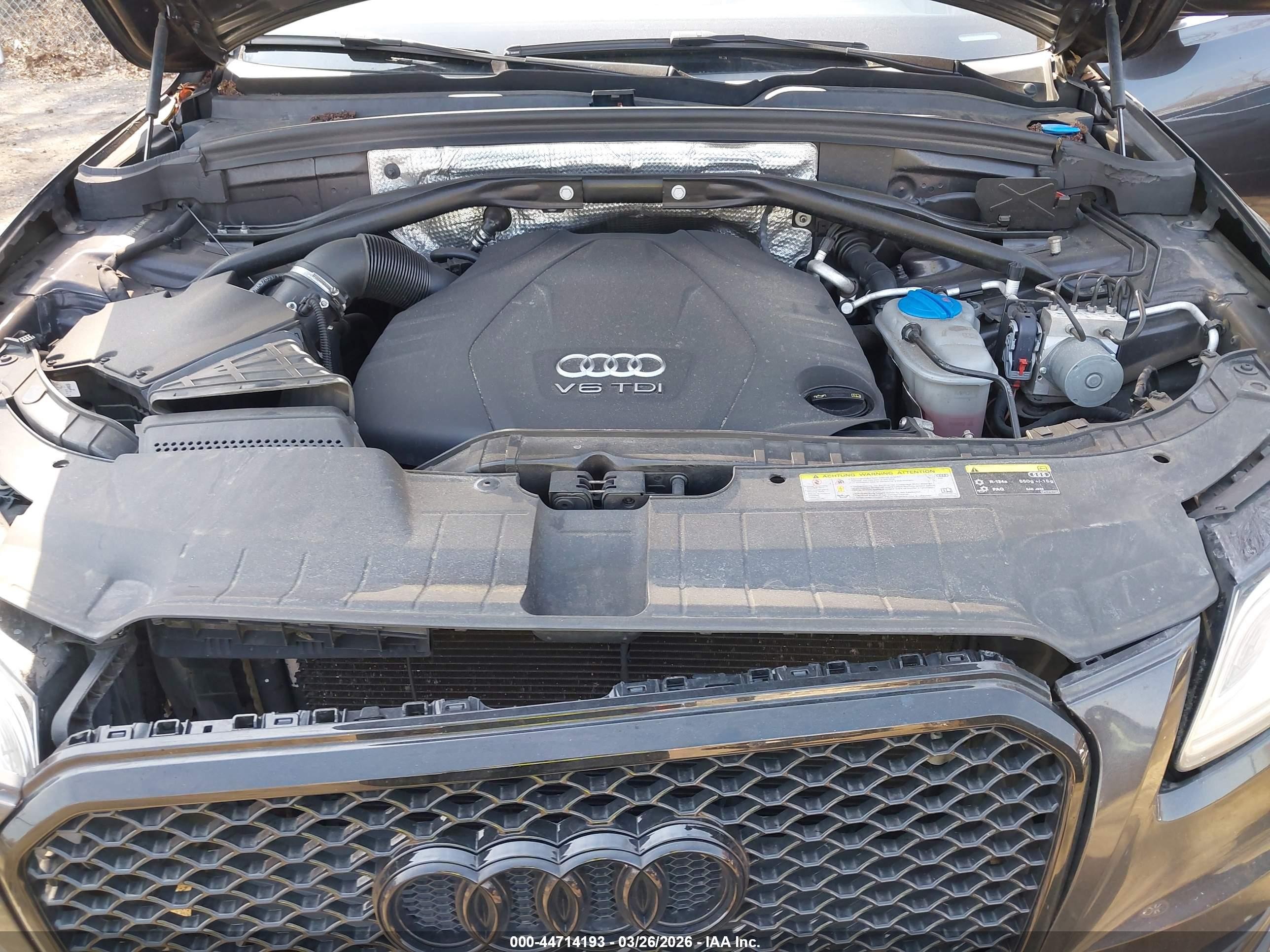 2014 Audi Q5 3.0 Tdi Premium Plus Black vin: WA1CMAFP7EA062440