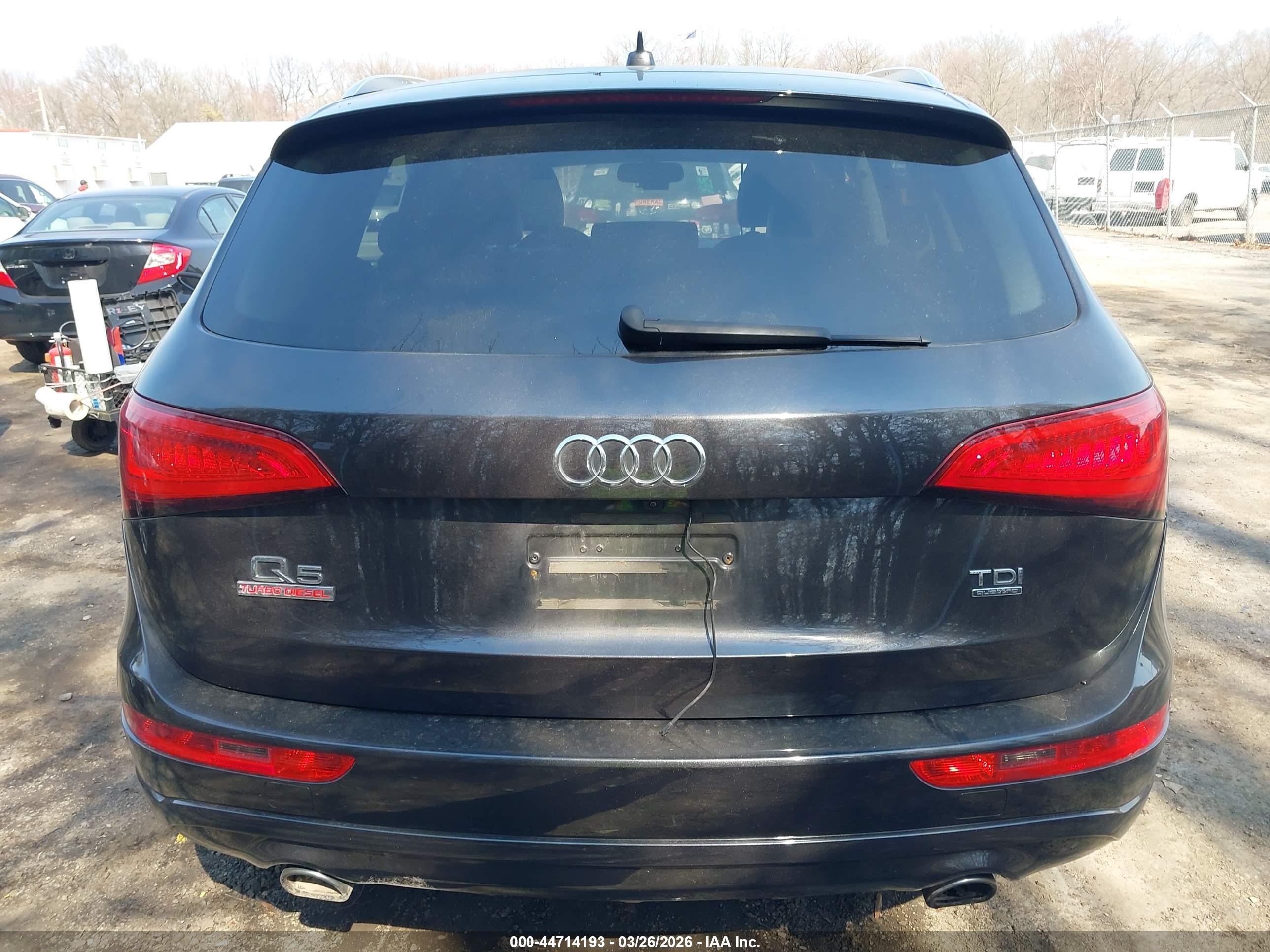 2014 Audi Q5 3.0 Tdi Premium Plus Black vin: WA1CMAFP7EA062440