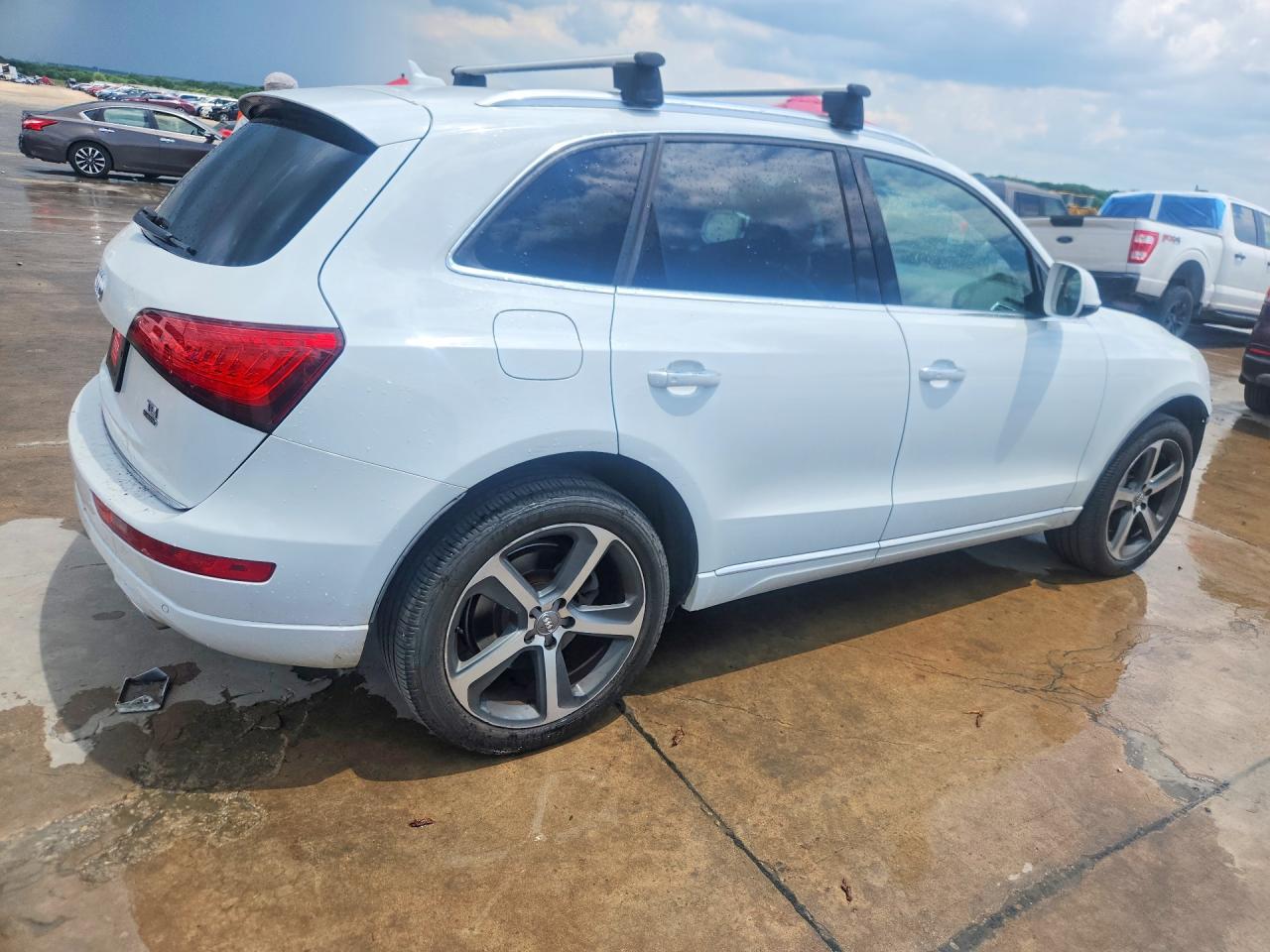 2015 Audi Q5 Tdi Premium Plus White vin: WA1CMAFP7FA084715