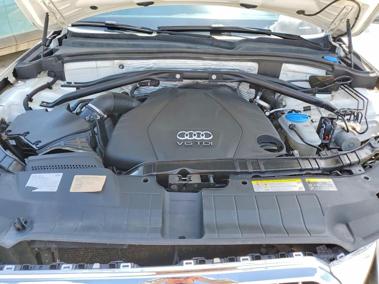 2015 Audi Q5 Tdi Premium Plus White vin: WA1CMAFP8FA132819
