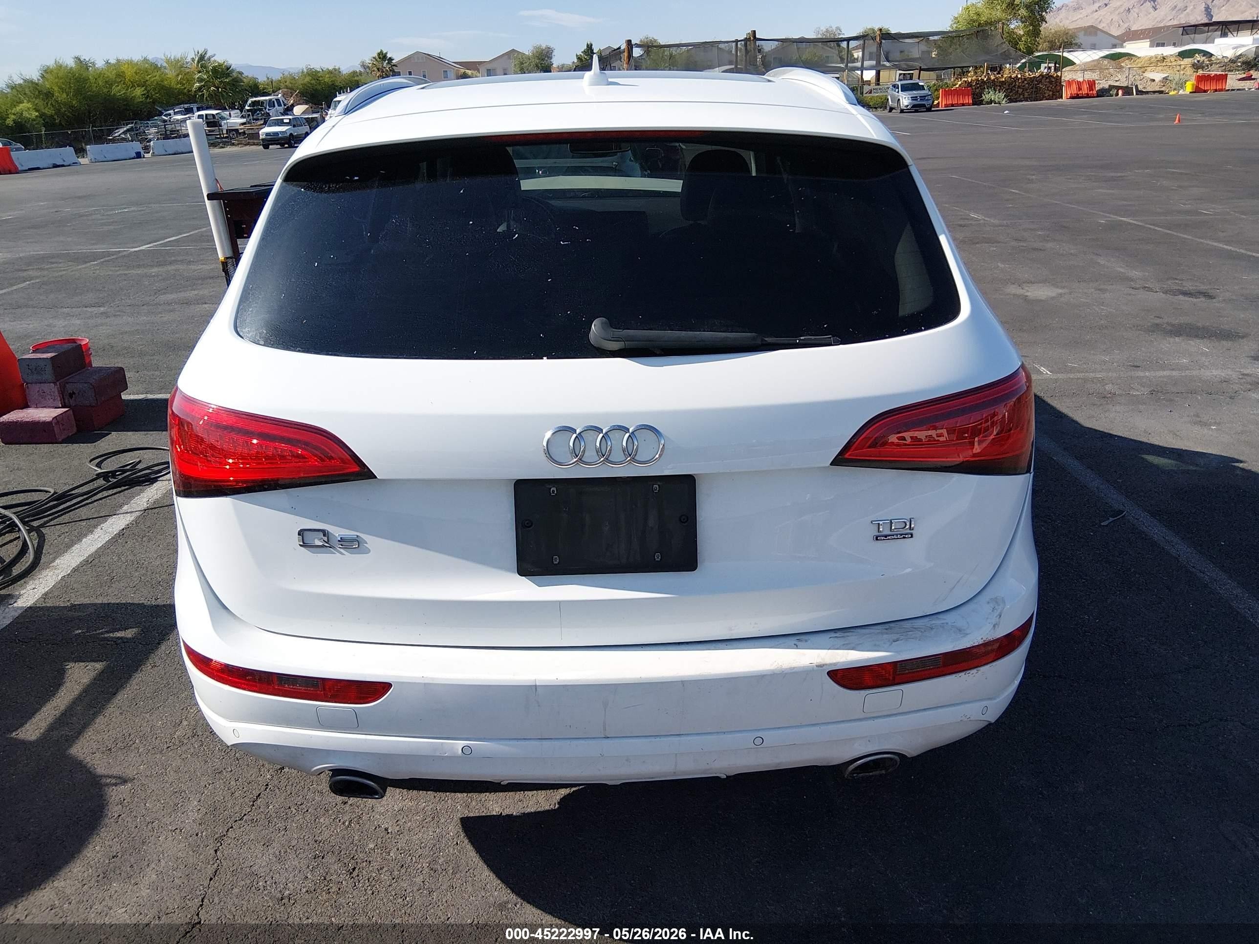 2014 Audi Q5 3.0 Tdi Premium Plus White vin: WA1CMAFP9EA039001