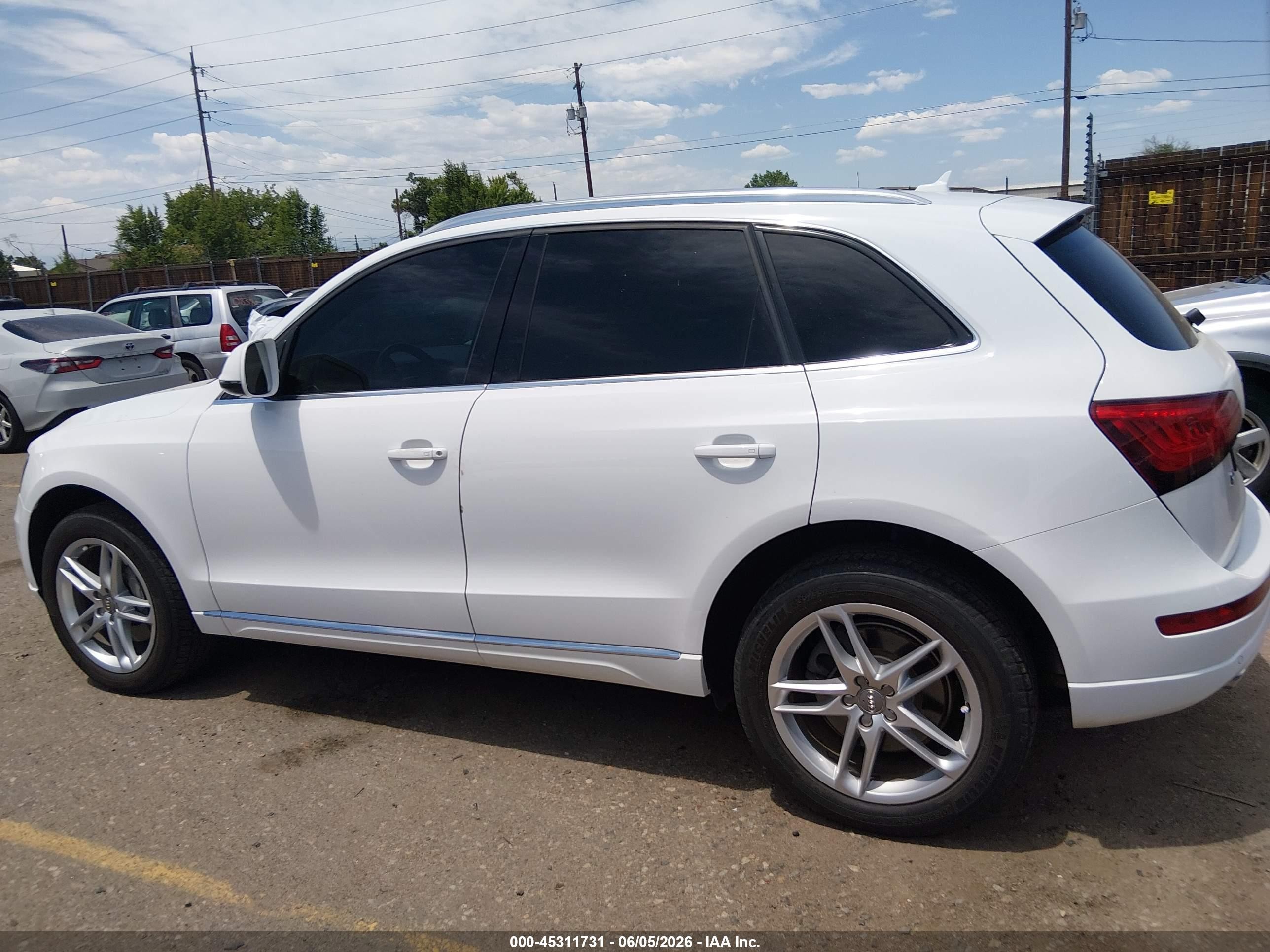 2014 Audi Q5 3.0 Tdi Premium Plus White vin: WA1CMAFP9EA047244