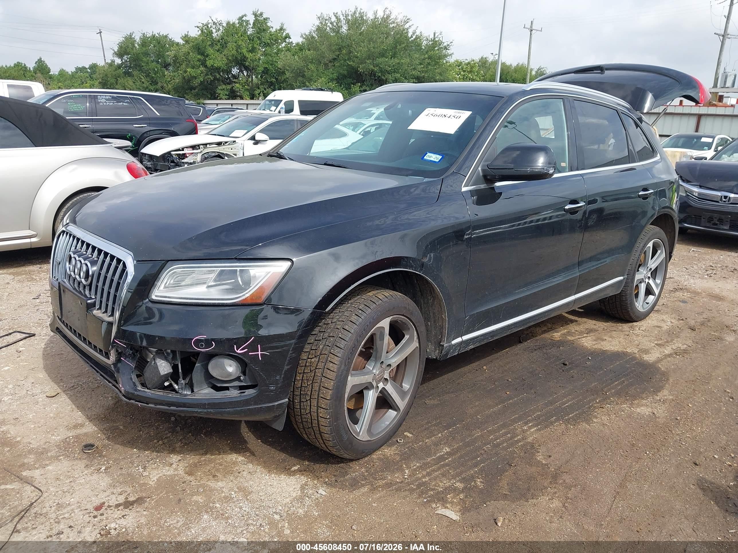 2015 Audi Q5 3.0 Tdi Premium Plus Черный vin: WA1CMAFP9FA023091
