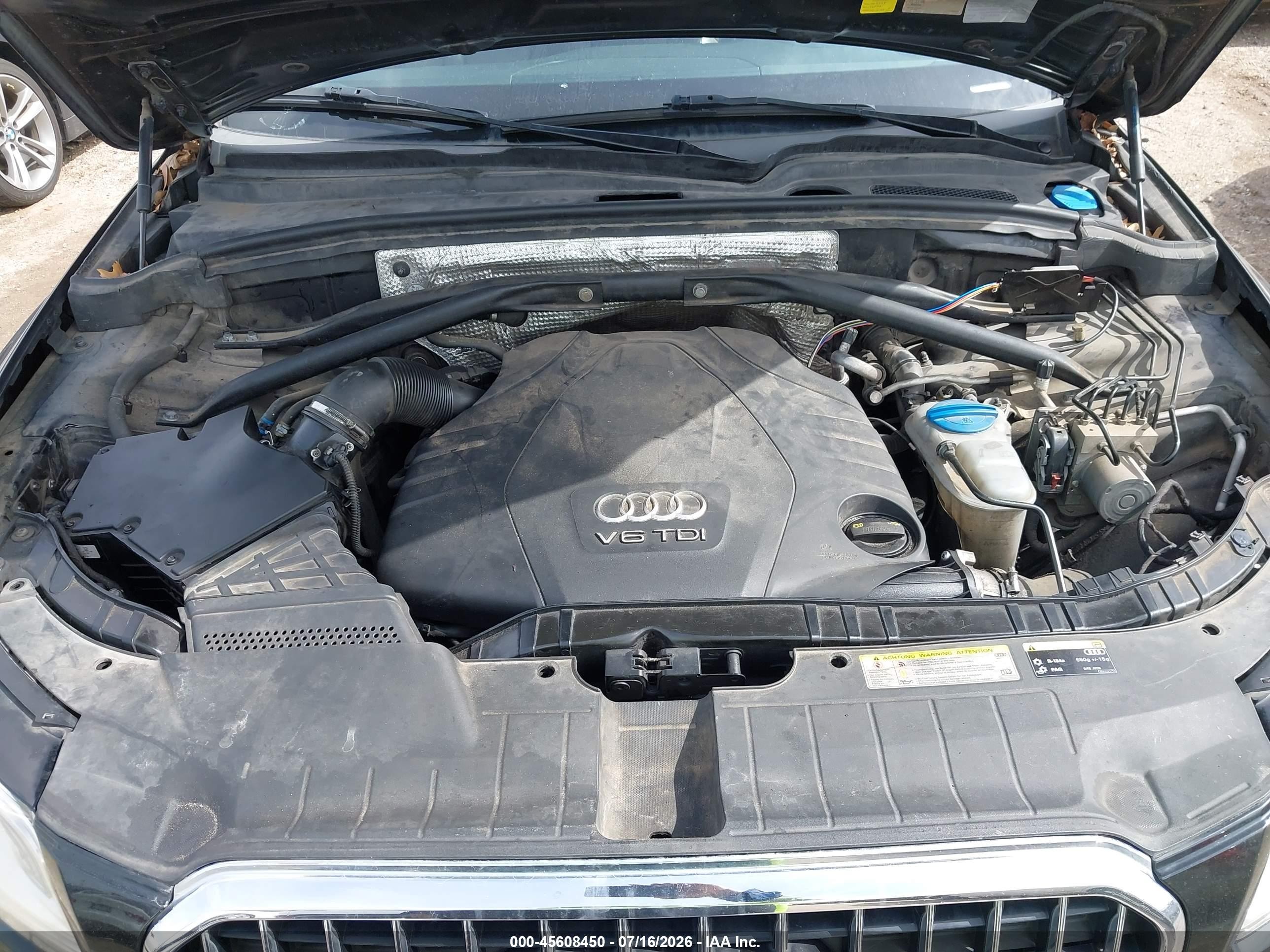 2015 Audi Q5 3.0 Tdi Premium Plus Черный vin: WA1CMAFP9FA023091