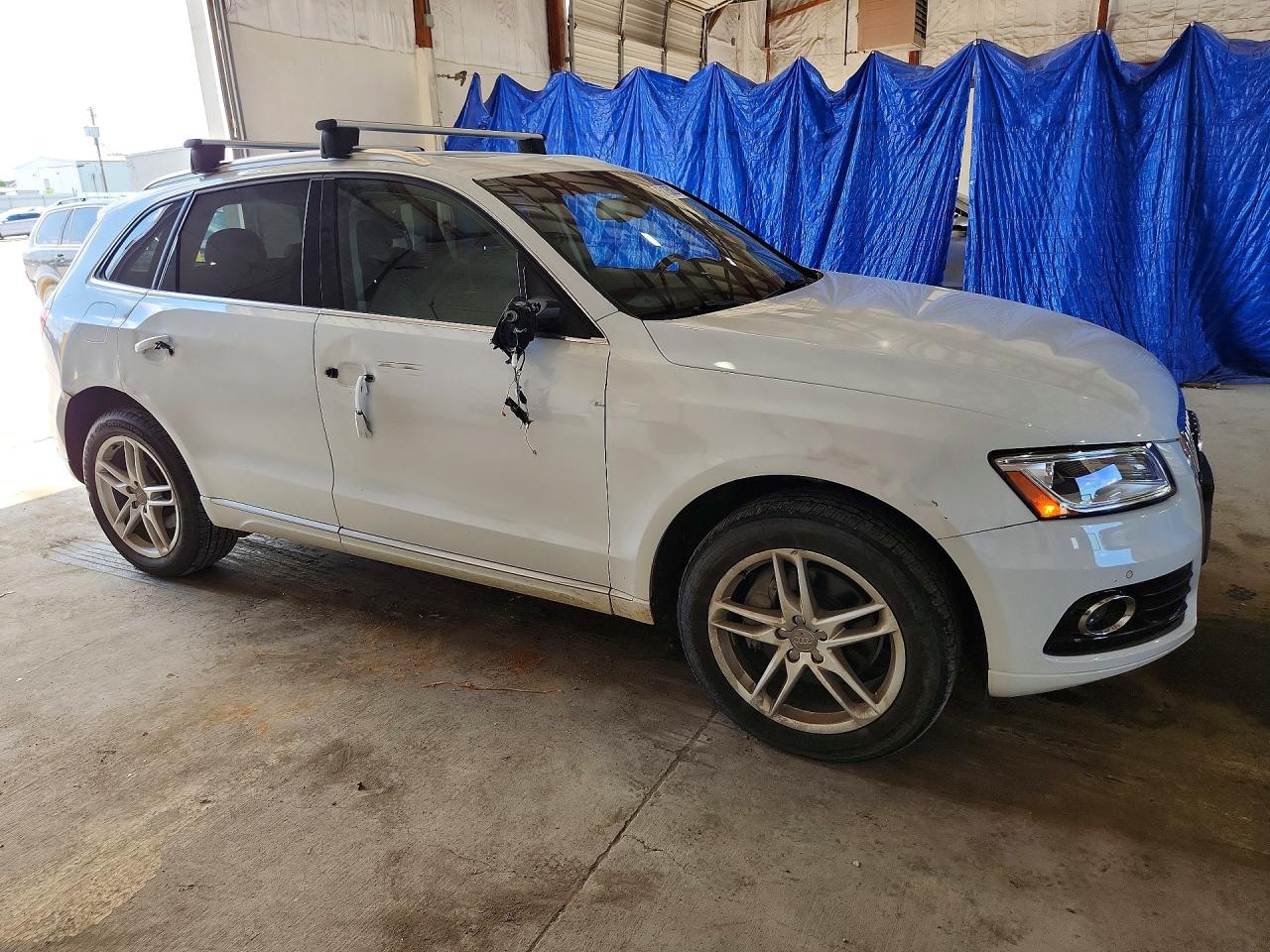 2014 Audi Q5 Tdi Premium Plus White vin: WA1CMAFPXEA101618