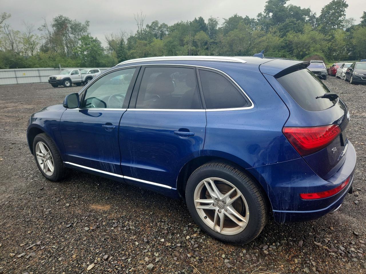 2014 Audi Q5 Tdi Premium Plus Blue vin: WA1CMAFPXEA121111