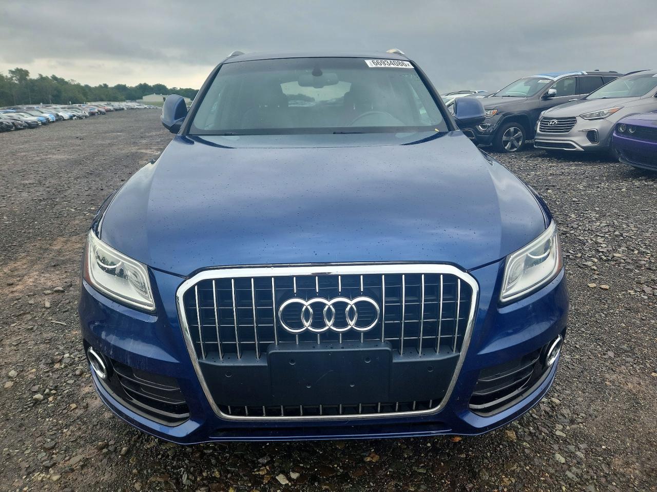 2014 Audi Q5 Tdi Premium Plus Blue vin: WA1CMAFPXEA121111