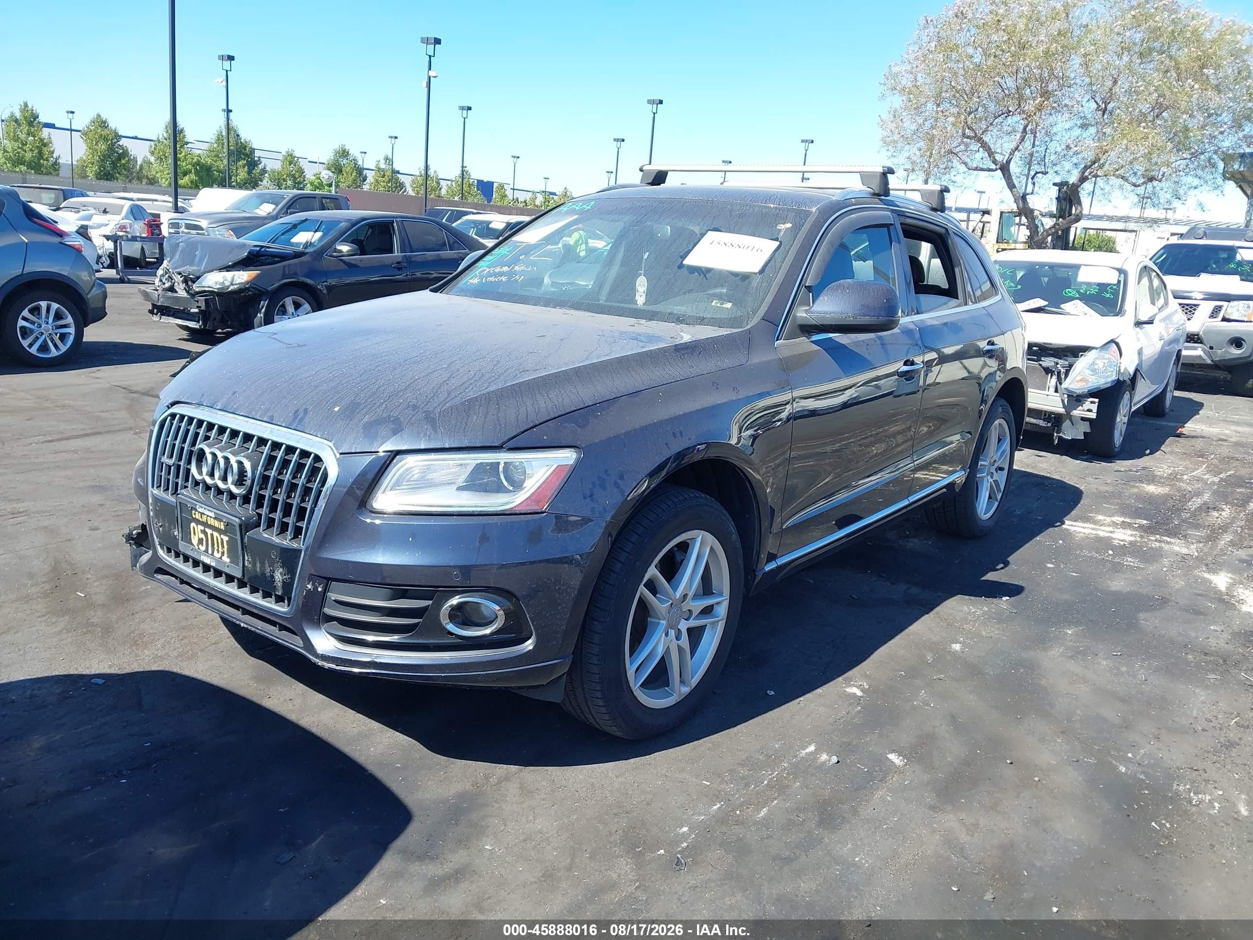 2015 Audi Q5 3.0 Tdi Premium Plus Black vin: WA1CMAFPXFA005778