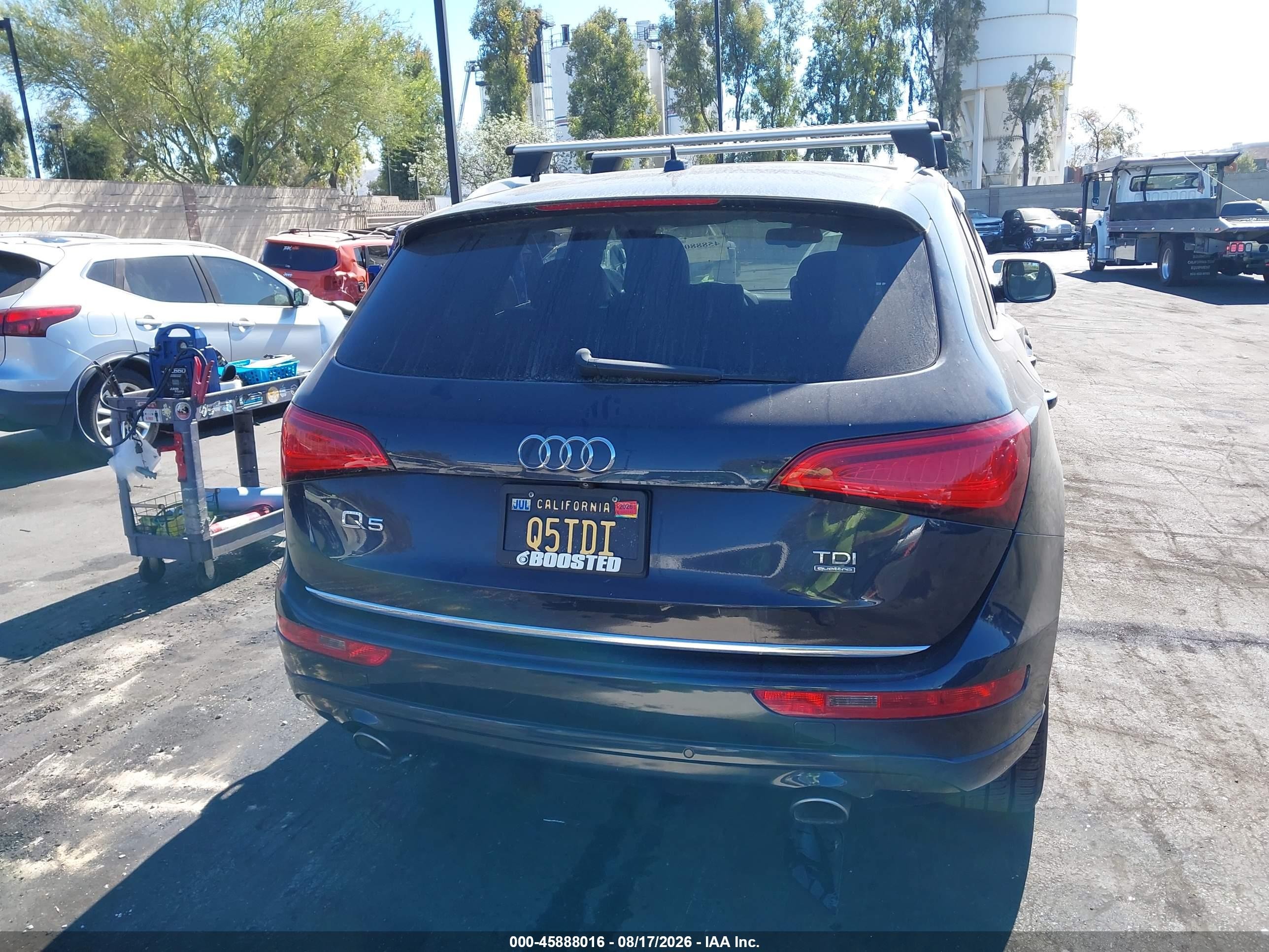 2015 Audi Q5 3.0 Tdi Premium Plus Black vin: WA1CMAFPXFA005778