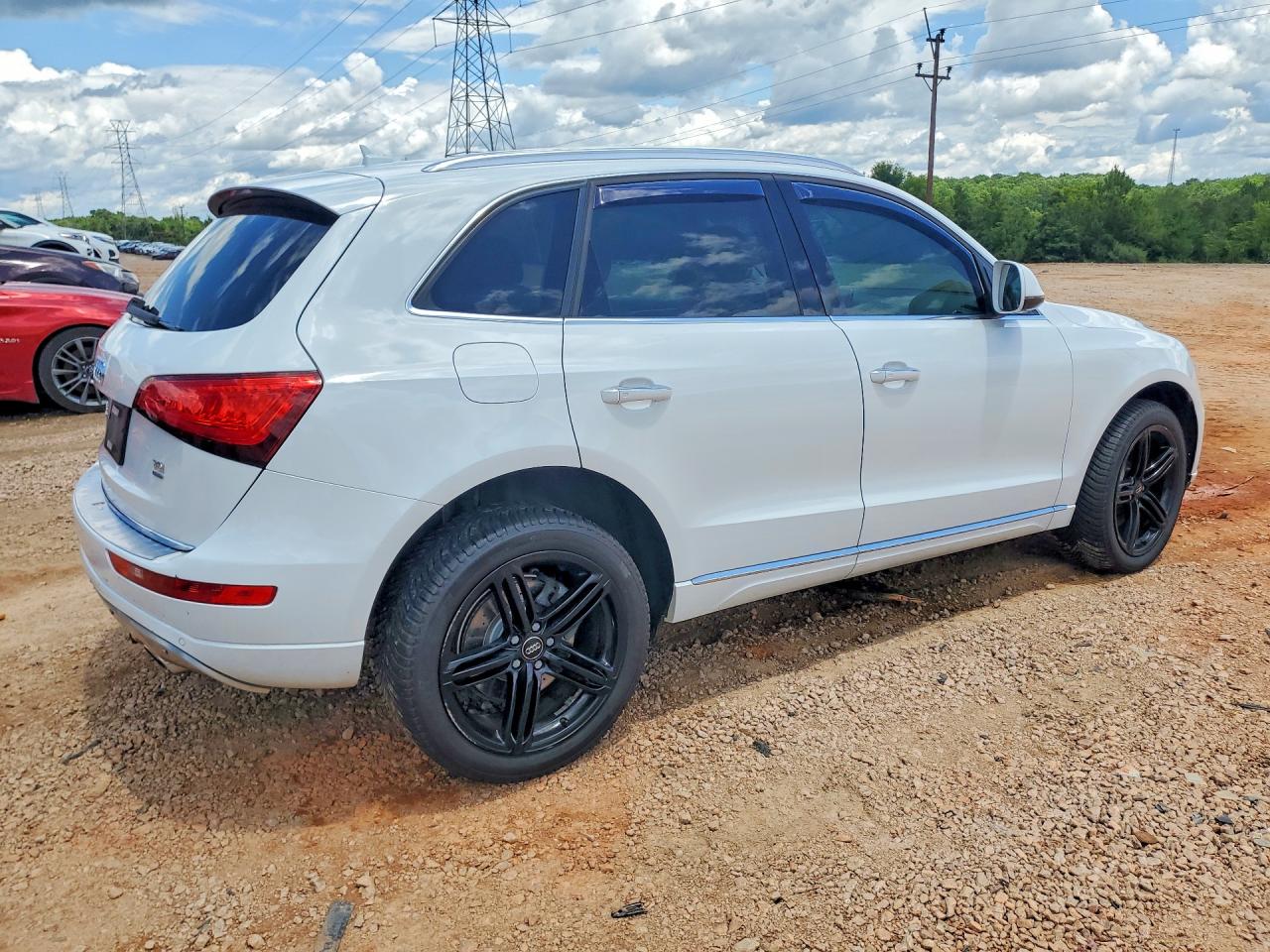 2015 Audi Q5 Tdi Premium Plus White vin: WA1CMAFPXFA007420