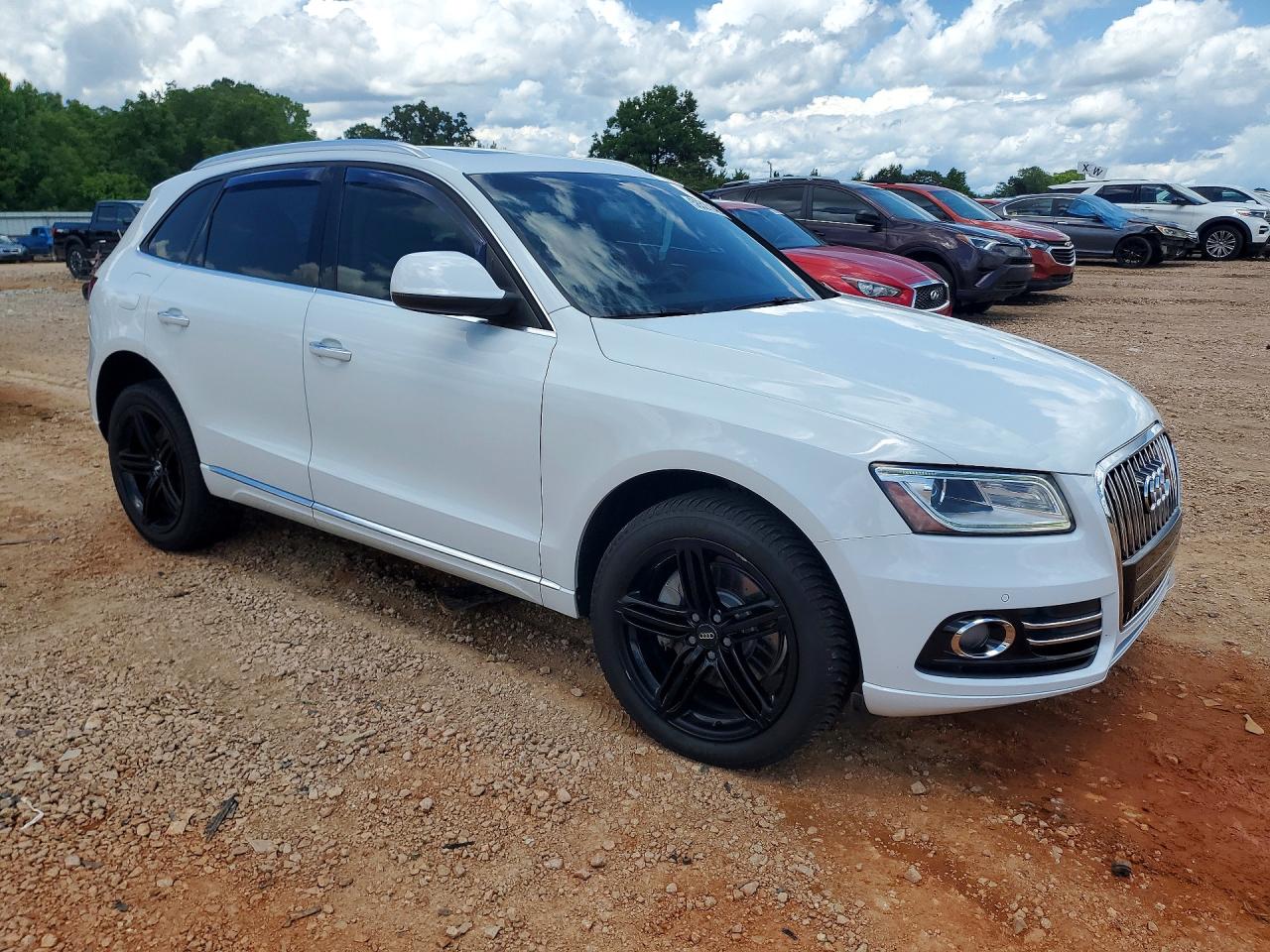 2015 Audi Q5 Tdi Premium Plus White vin: WA1CMAFPXFA007420