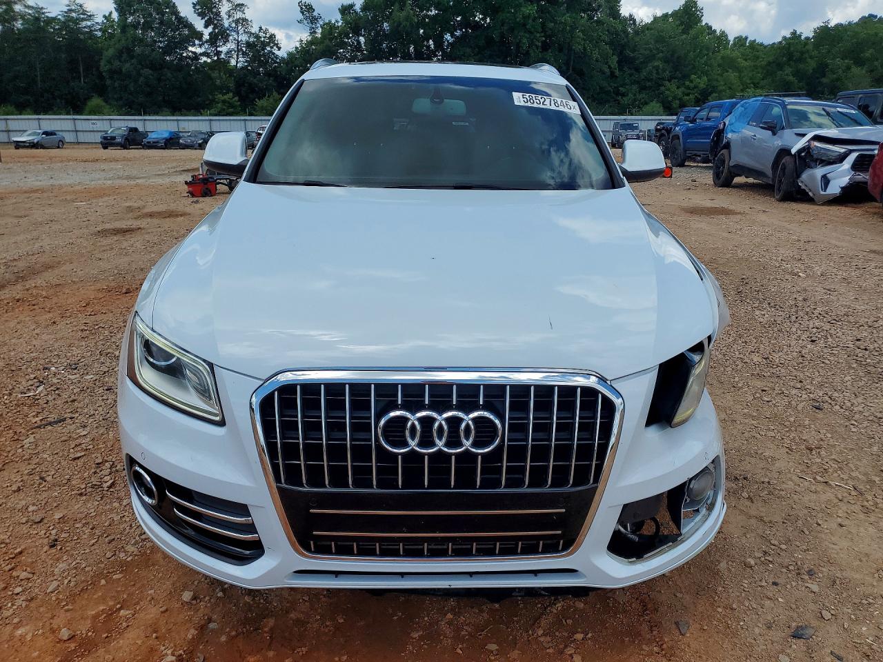 2015 Audi Q5 Tdi Premium Plus White vin: WA1CMAFPXFA007420