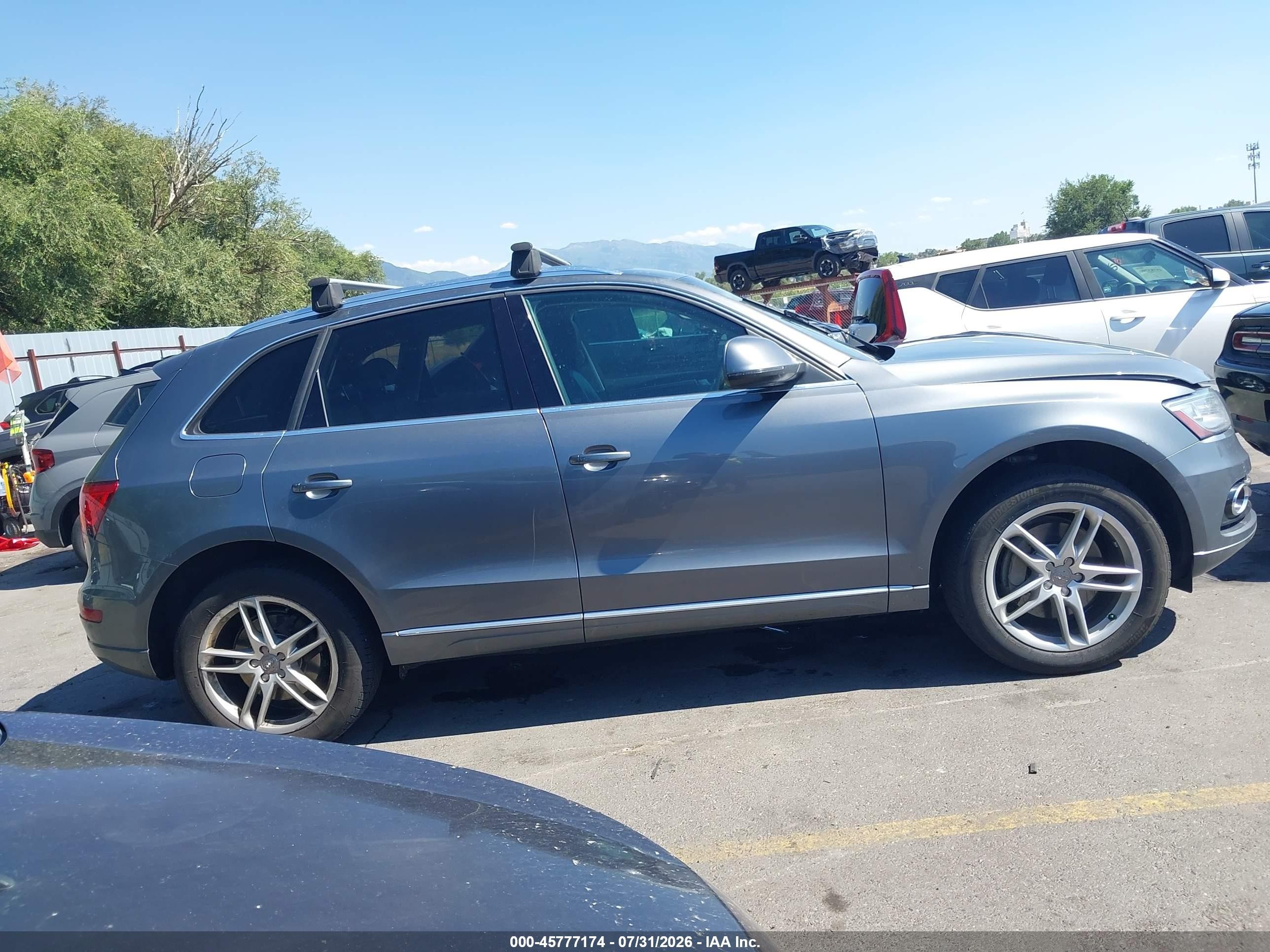 2014 Audi Q5 3.0 Tdi Premium Plus Gray vin: WA1CMBFP0EA077402