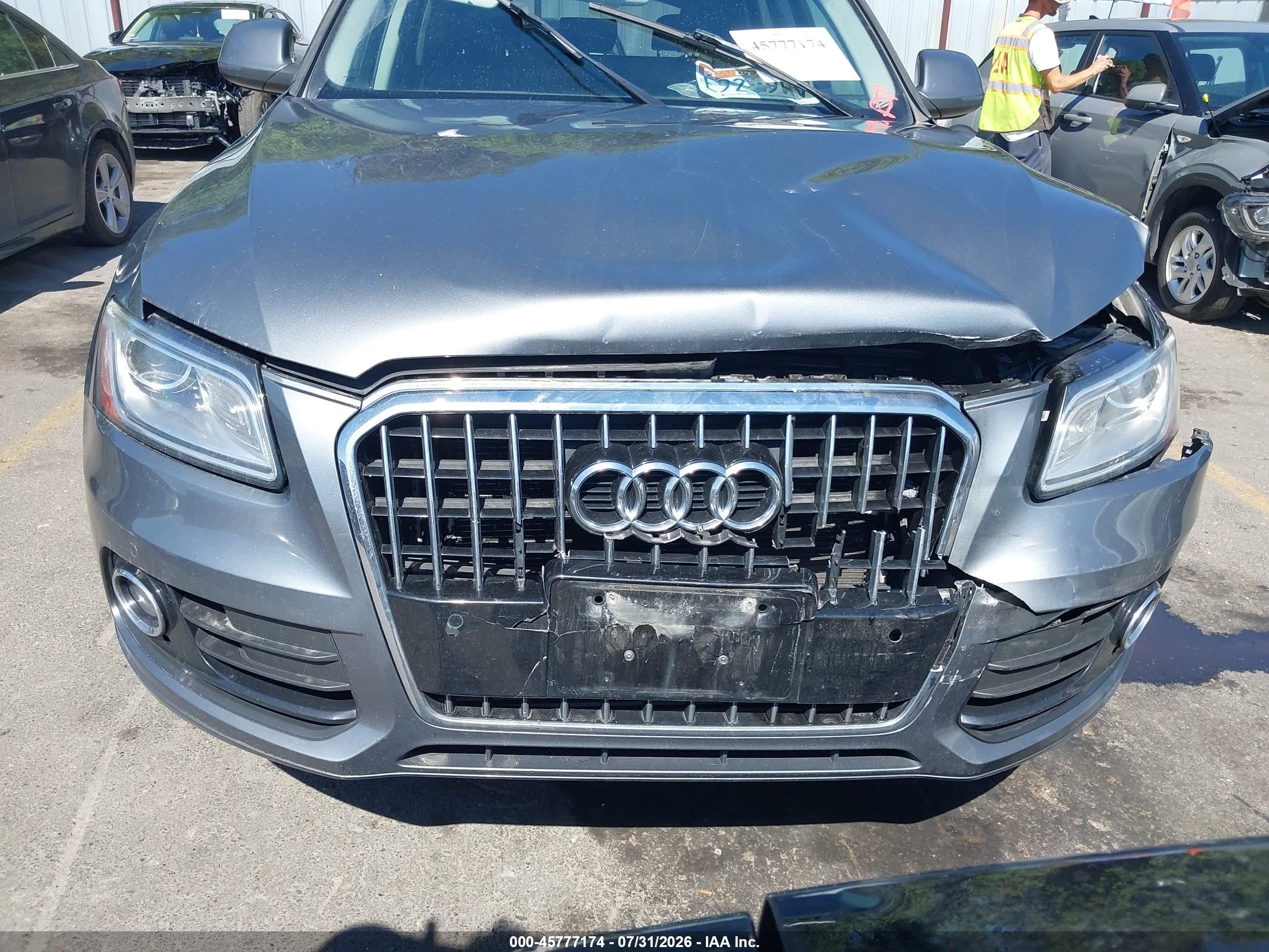 2014 Audi Q5 3.0 Tdi Premium Plus Gray vin: WA1CMBFP0EA077402